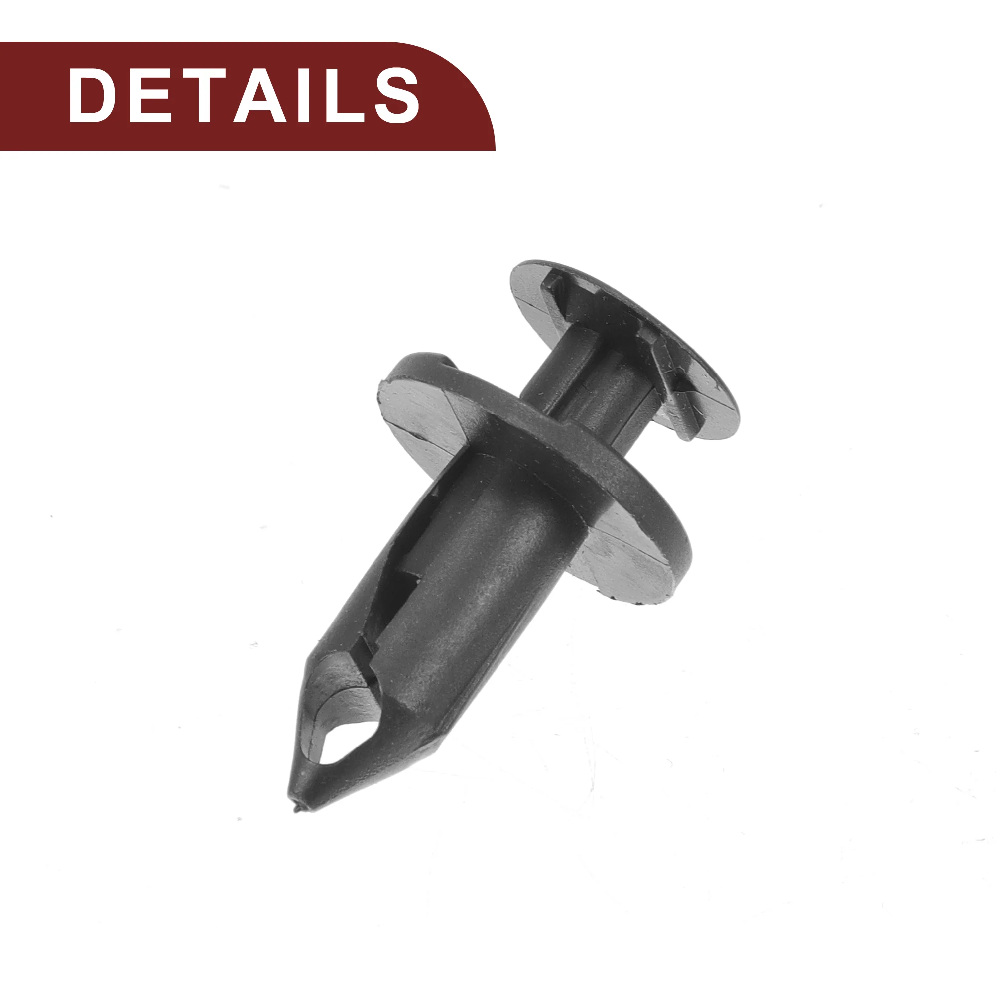 Car Front Fender Skirt Clip for Ford Escape 2008-2012 Durable No.N807389S/21030249/6503598 | Bumper Push Type Plastic Retainer Rivets Black 120 Pcs - Image 5