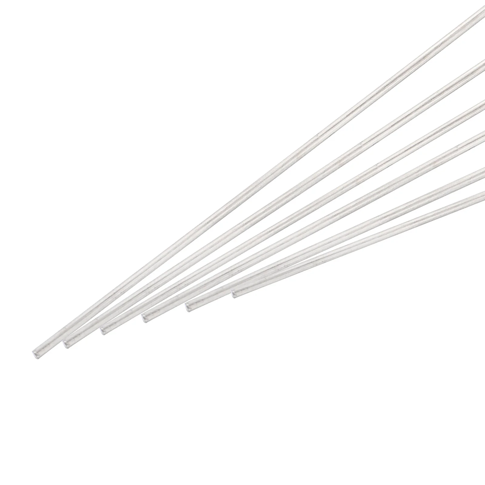 6Pcs 304 Stainless Steel Round Rods Bar 1mm x 300mm for Various Shaft DIY Craft