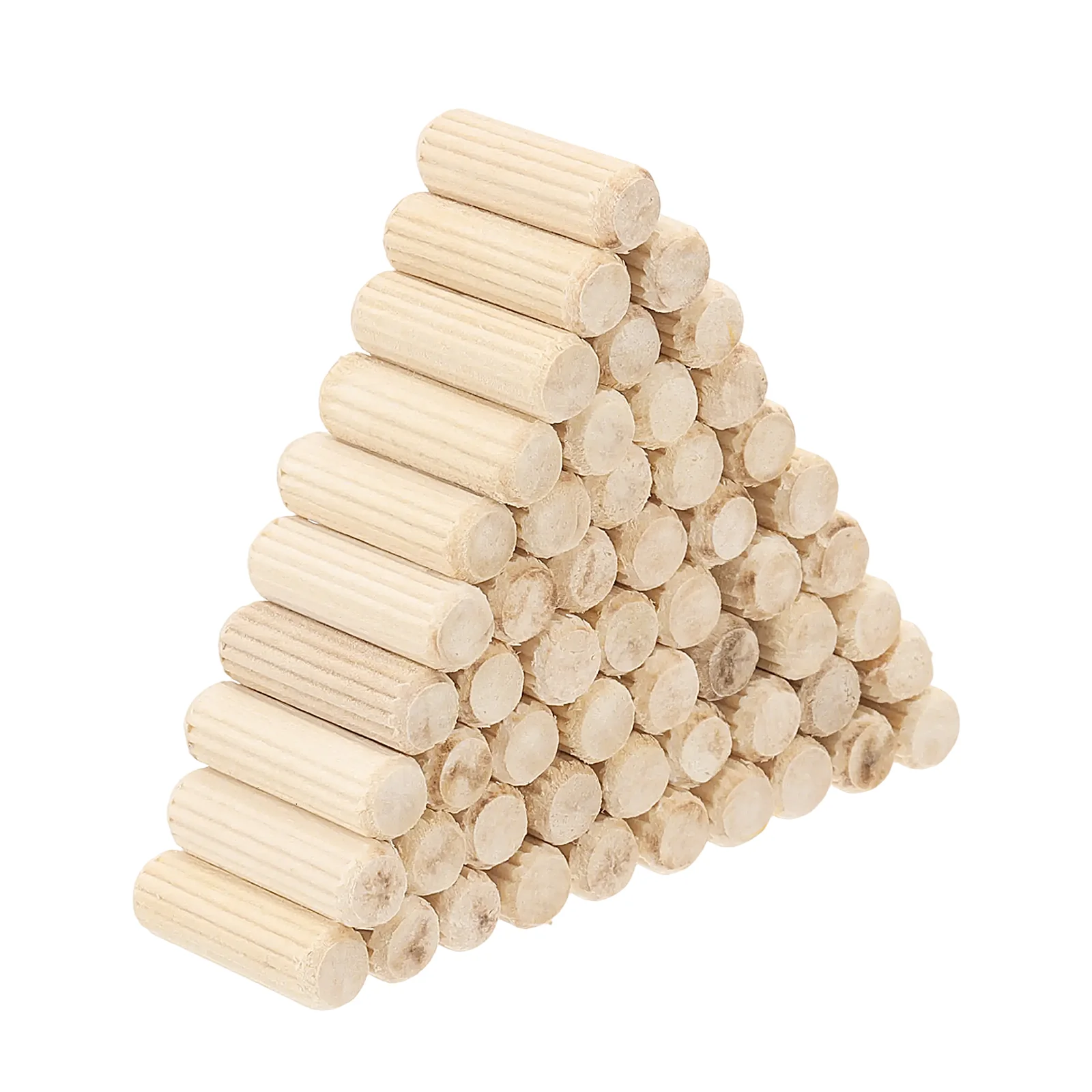 90pcs 8 x 20mm Wood Dowel Pins Fluted Wooden Dowel Pin Straight Groove Rods
