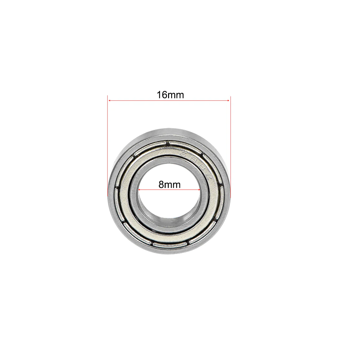 Uxcell 688ZZ Deep Groove Ball Bearings 8mm x 16mm x 5mm Double Shielded Chrome Steel Z2 20pcs - Image 4