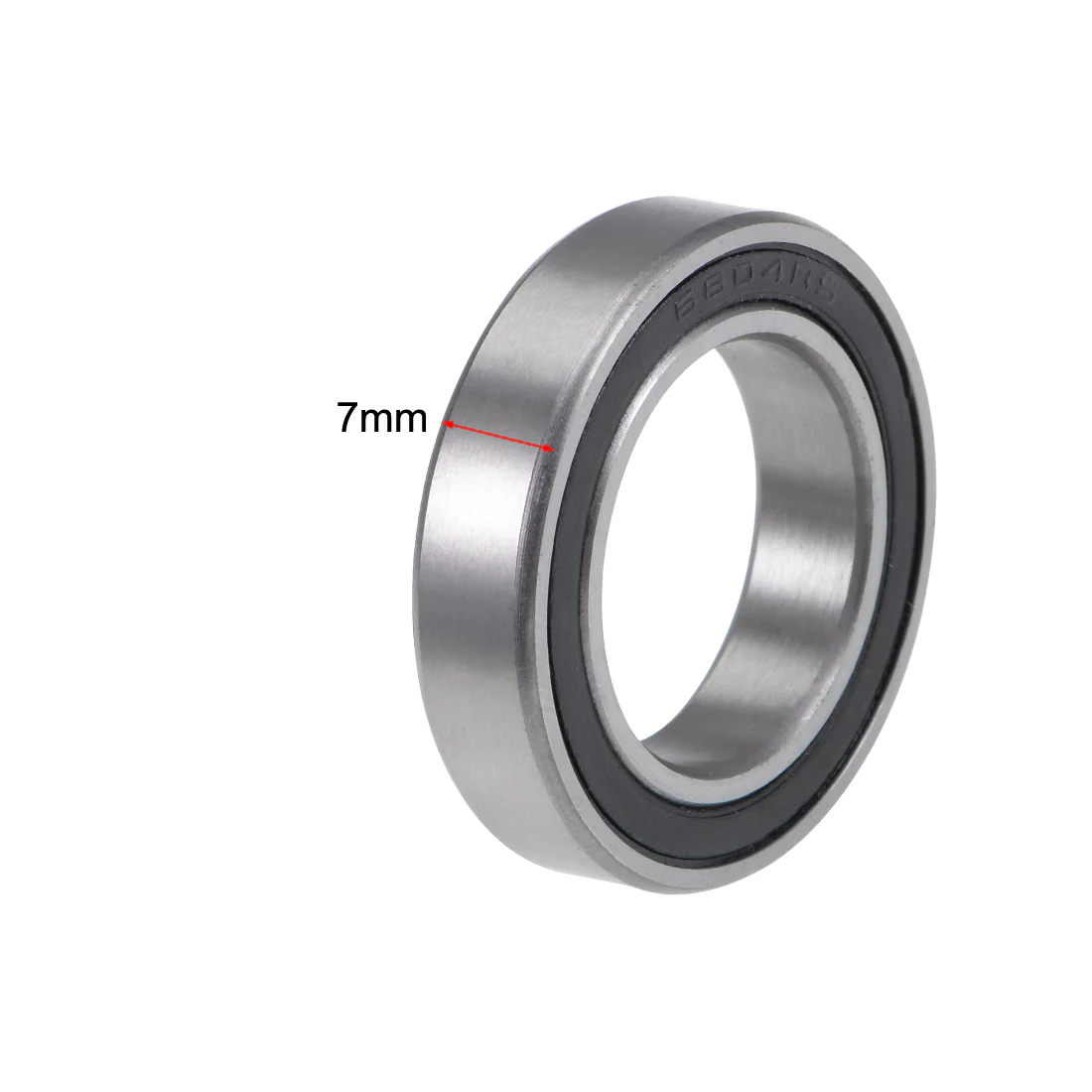 Uxcell 6804-2RS Deep Groove Ball Bearings 20mm x 32mm x 7mm Double Sealed Chrome Steel P6(ABEC3) 10pcs - Image 3