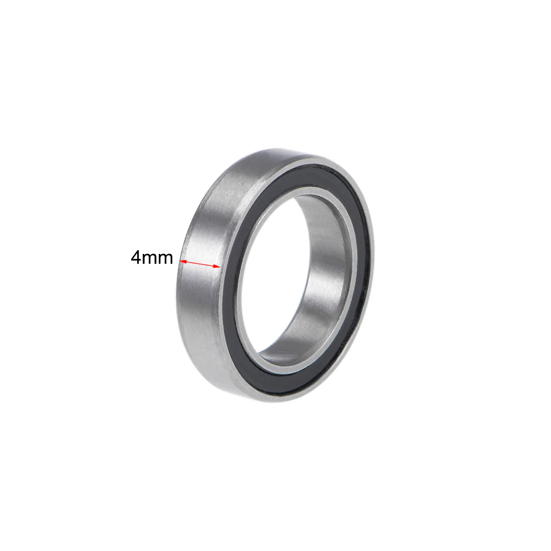 Uxcell 6701-2RS Deep Groove Ball Bearings 12mm x 18mm x 4mm Double Sealed Chrome Steel P6(ABEC3) 10pcs - Image 5