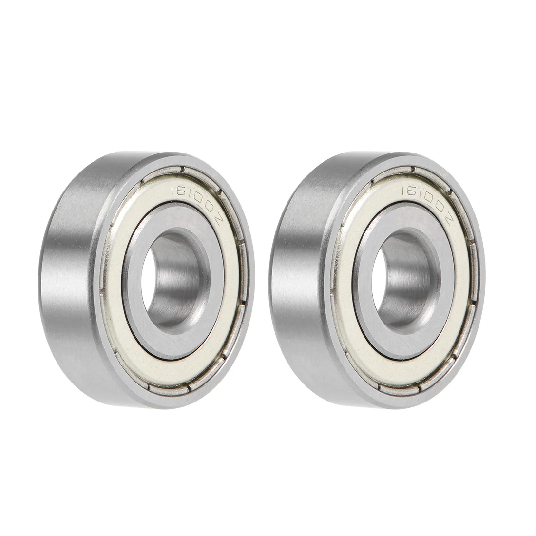 Uxcell 16100ZZ Deep Groove Ball Bearings 10mm x 28mm x 8mm Double Shielded Chrome Steel P0(ABEC1) 2pcs