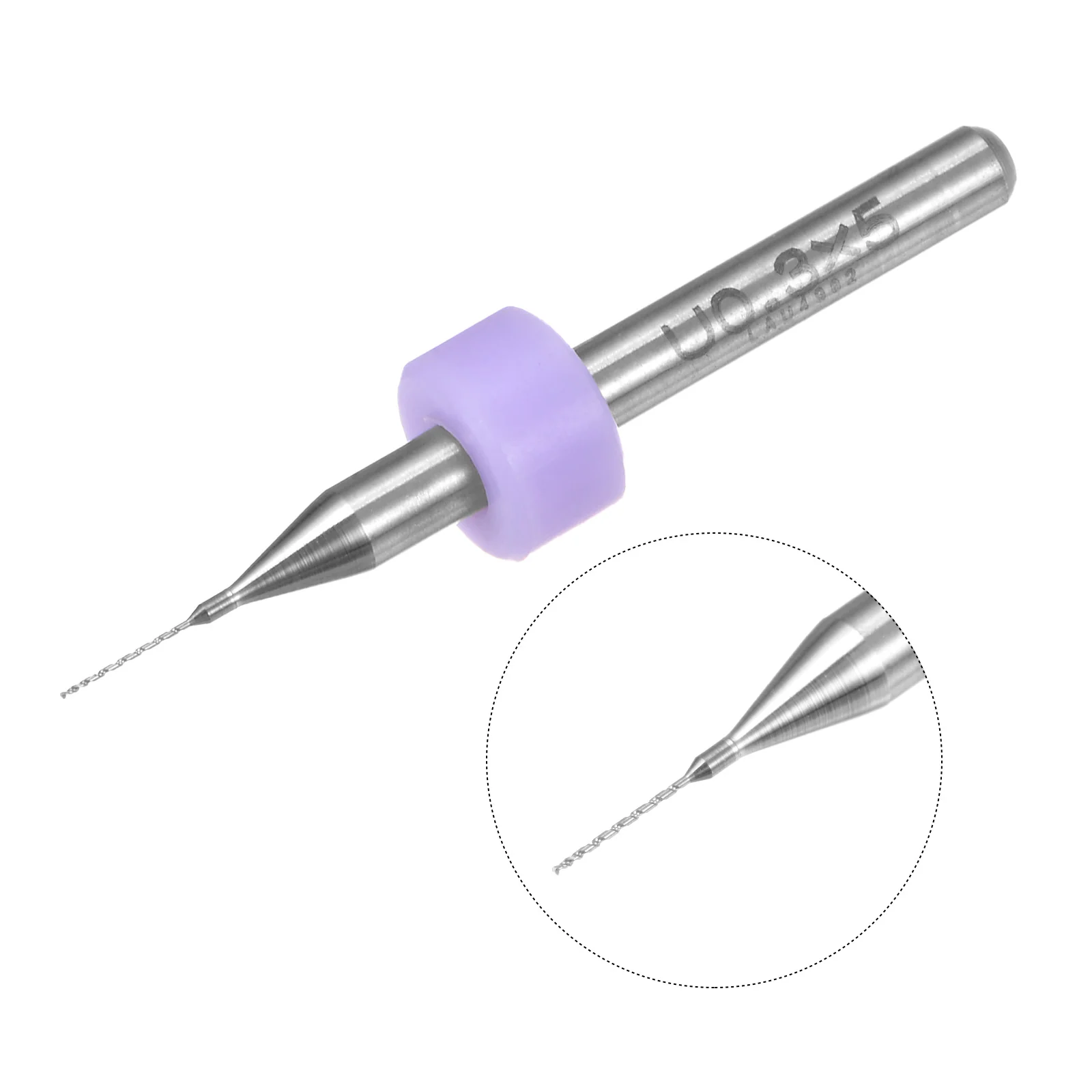 Uxcell 0.3mm Tungsten Carbide CNC Engraving Print Circuit Board PCB Drill Bits 30 Pcs - Image 3