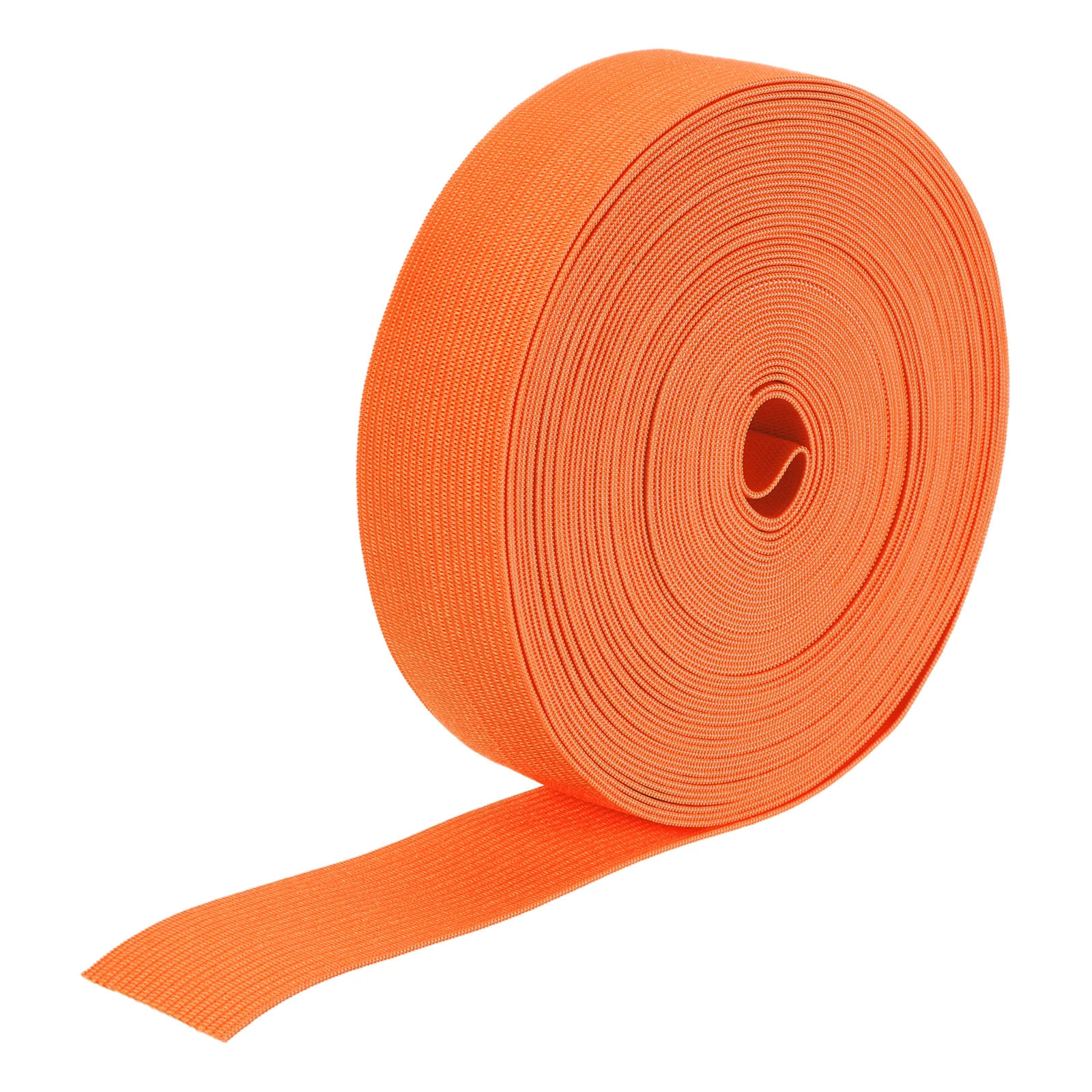 Elastic Bands for Sewing 1.1" 10 Yard Orange Knit Elastic Spool High Elasticity for Wigs, Waistband, Pants