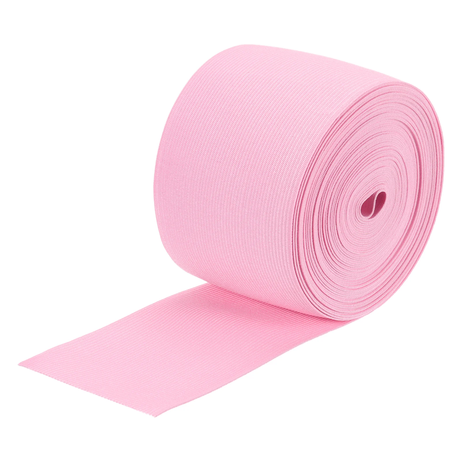 Elastic Bands for Sewing 3" 10 Yard Light Pink Knit Elastic Spool High Elasticity for Wigs, Waistband, Pants