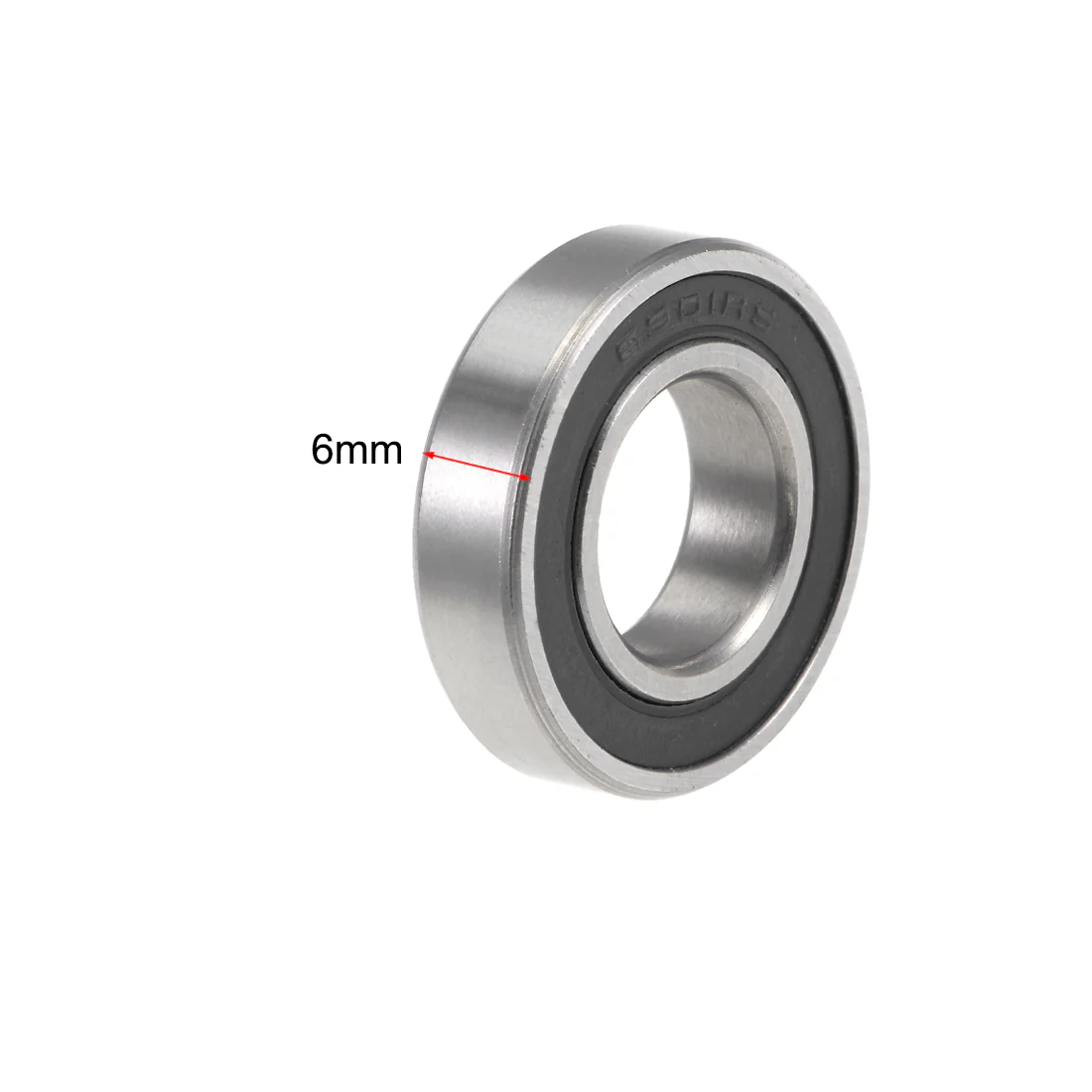 Uxcell 6901-2RS Deep Groove Ball Bearings 12mm x 24mm x 6mm Double Sealed Chrome Steel P6(ABEC3) 10pcs - Image 3