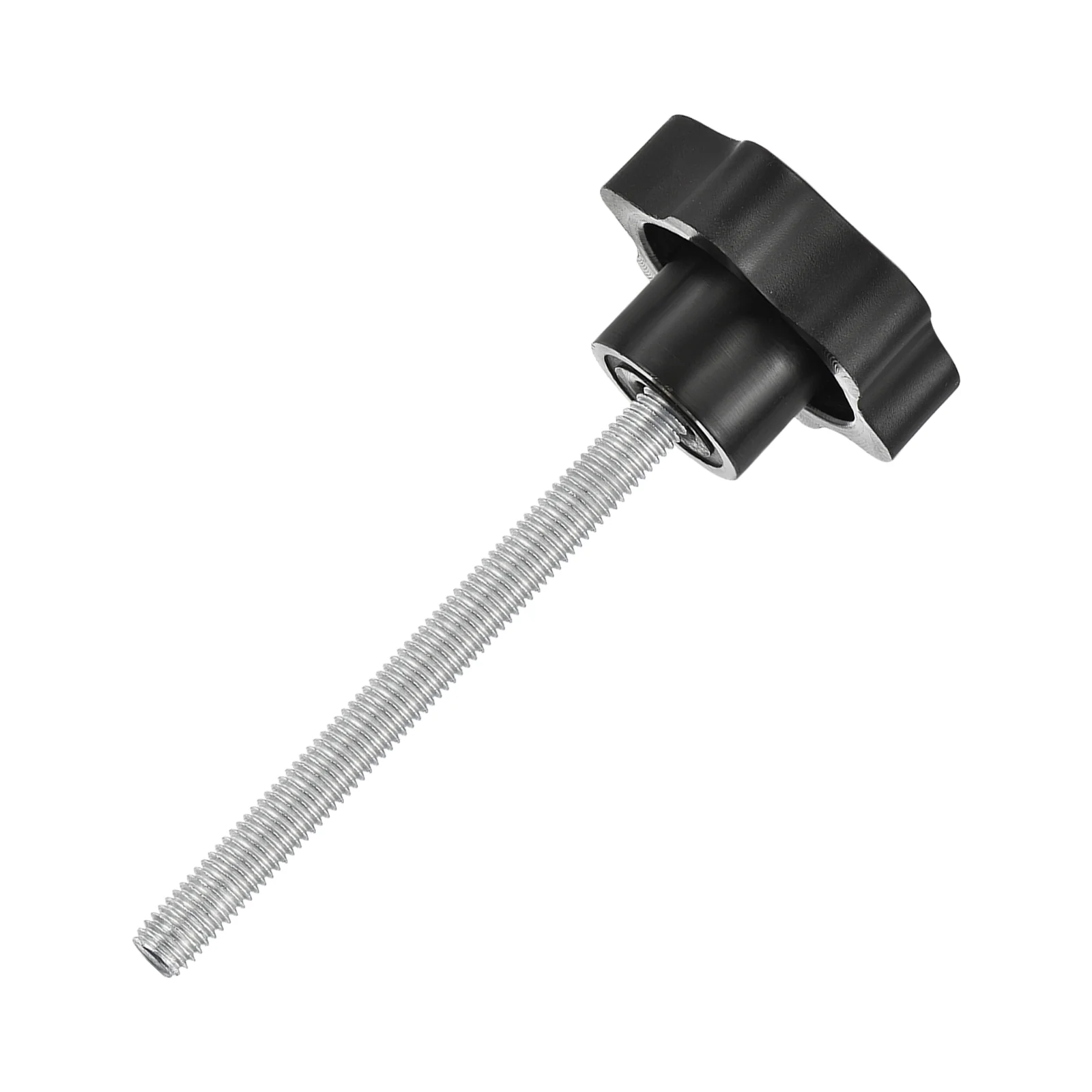 Uxcell Star Knobs, M8x90mm Plastic Hex Shaped Clamping Handle Screw Knobs, Hand Tightening Star Screw Knobs for Machinery Umbrella Base Replacement