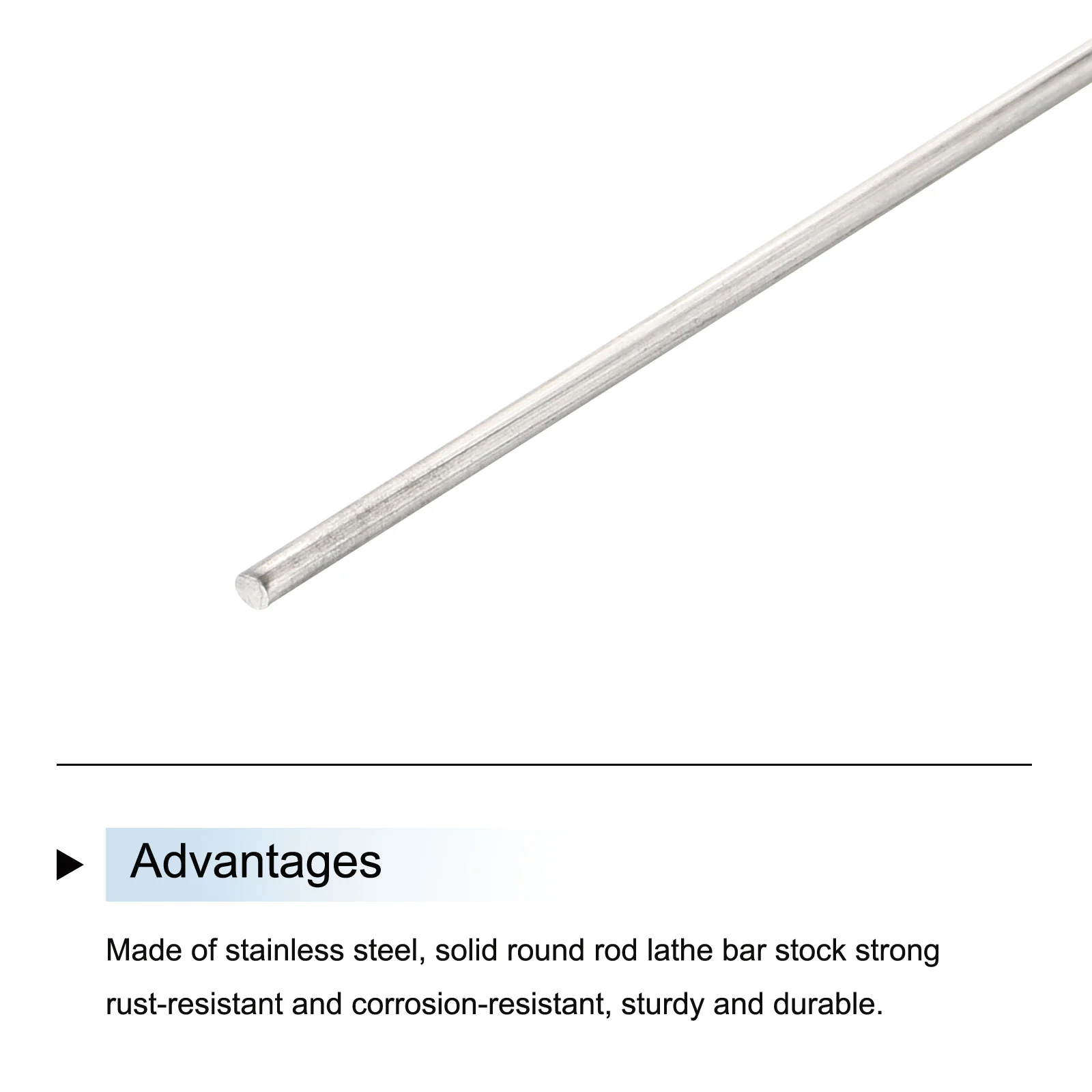 Uxcell 1.5mm x 250mm Stainless Steel Round Rod for Model Car Helicopter Airplane 10pcs - Image 4