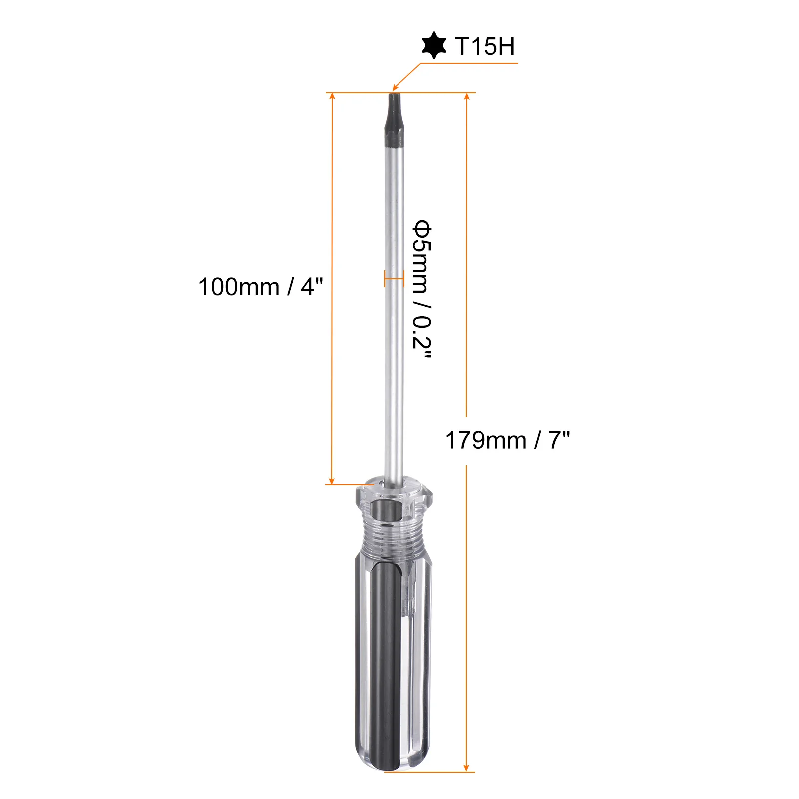 Magnetic Torx Screwdriver Steel Star 6 Point Head Screw Driver with Non-slip Handle for Appliances Repair Improvement - Image 82