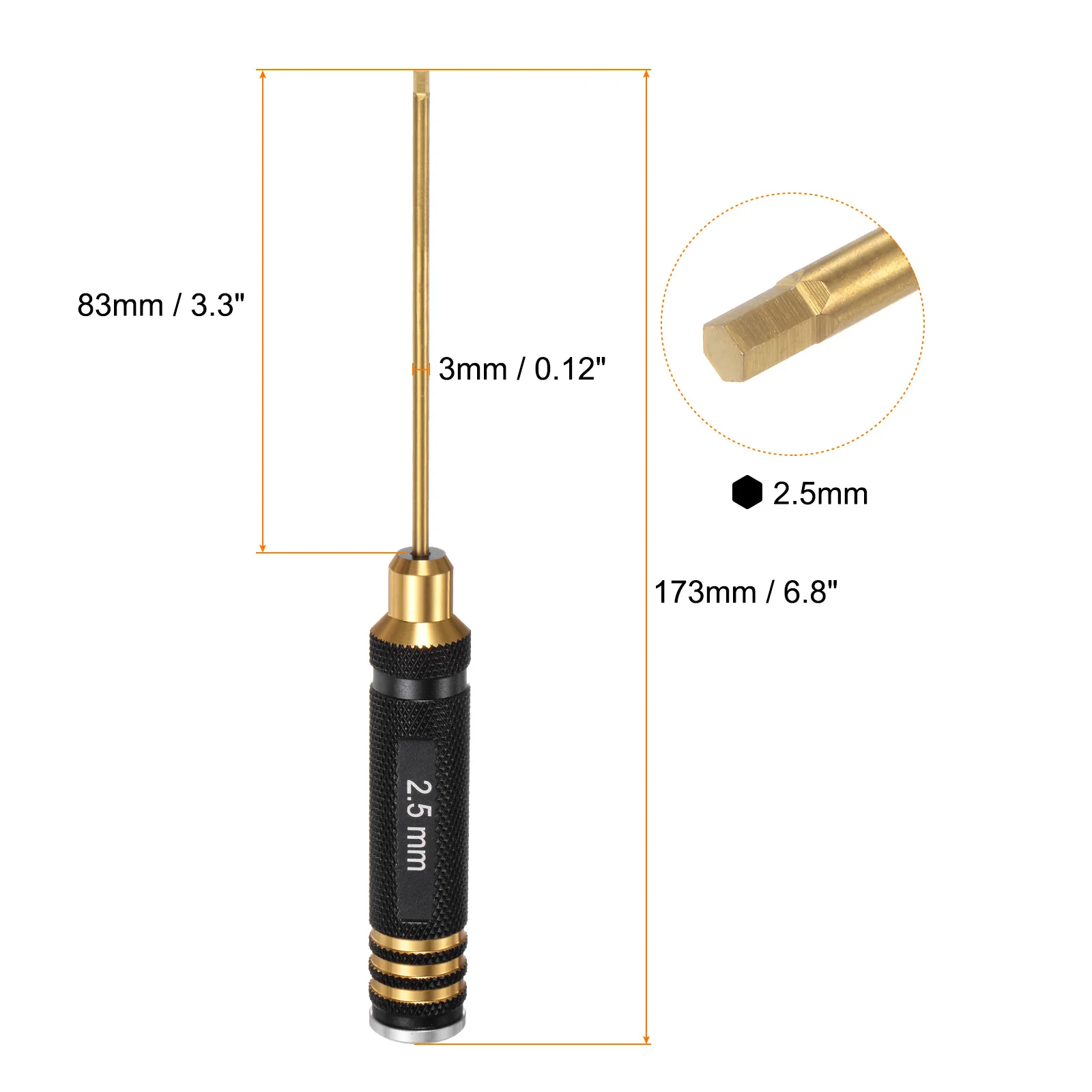 RC Hex Screwdriver Titanium Hexagon Screwdrivers Wrench Steel RC Hex Driver Repair Tool for RC Helicopter Boat - Image 26