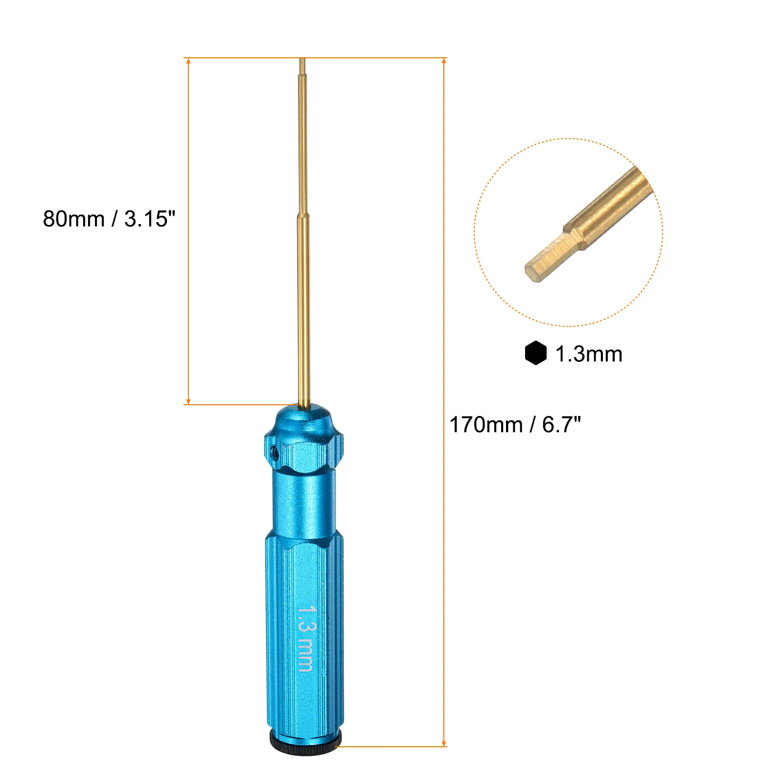 RC Hex Screwdriver Titanium Hexagon Screwdrivers Wrench RC Hex Driver Repair Tool for Models Car Boat - Image 7