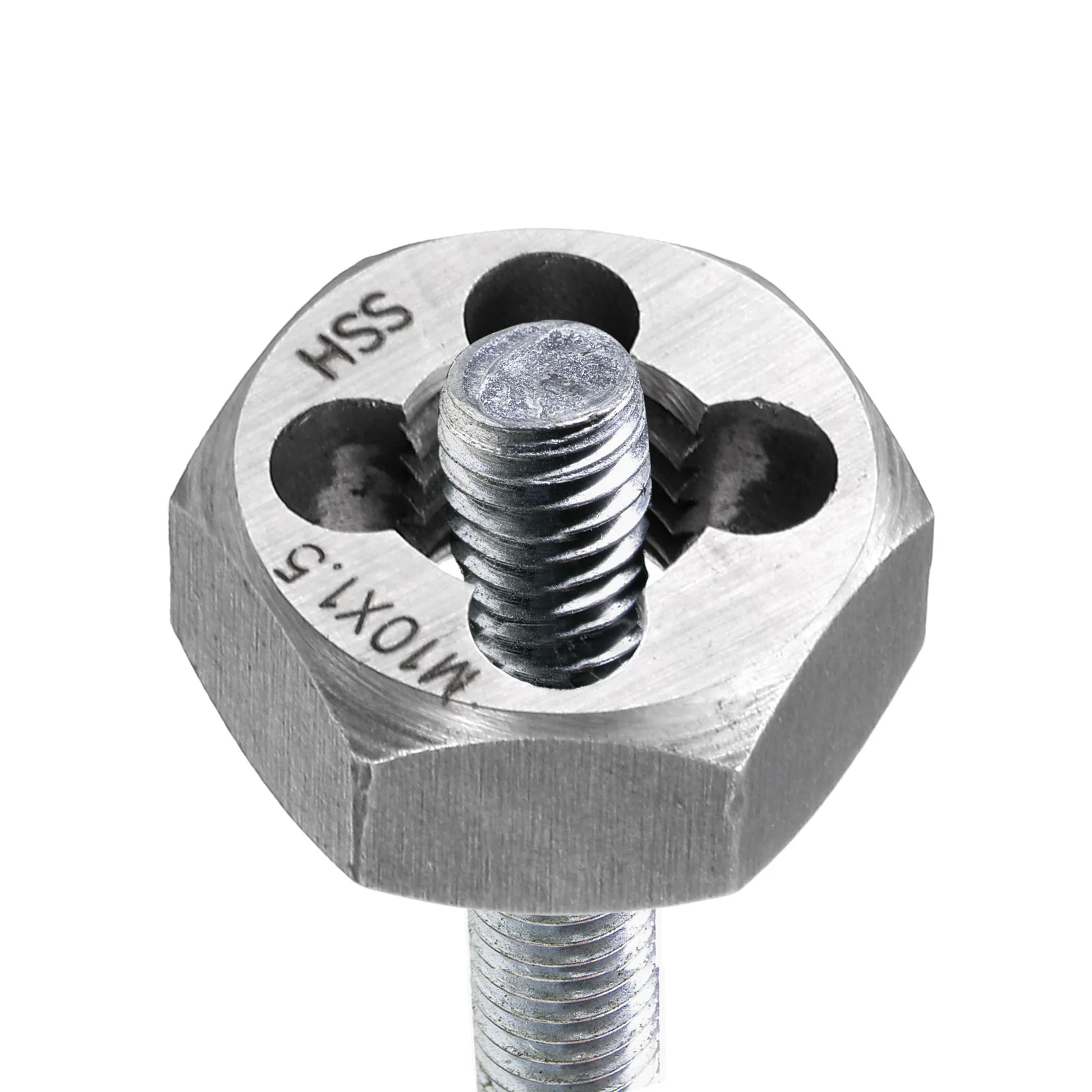 Hex Threading Die Metric Thread Right Hand High Speed Steel Rethreading Fixed Die Screw Cutting Tapping Repair Tool - Image 10