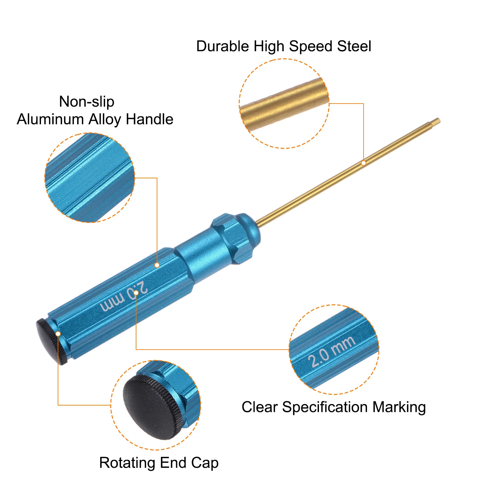 RC Hex Screwdriver Titanium Hexagon Screwdrivers Wrench RC Hex Driver Repair Tool for RC Models Helicopter Boat - Image 16