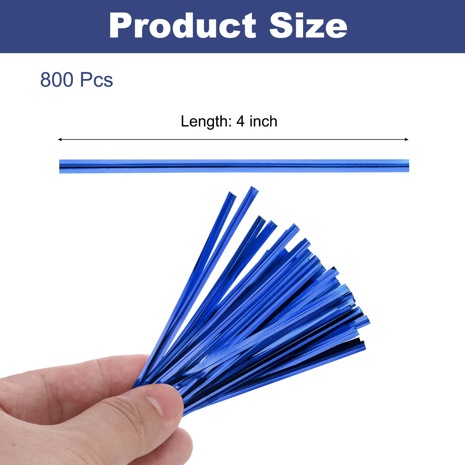 Twist Ties Reusable Foil Cable Closure Ties Garden Plant Tie for Tying Bread, Candy Bags , Bundle Wires - Image 20