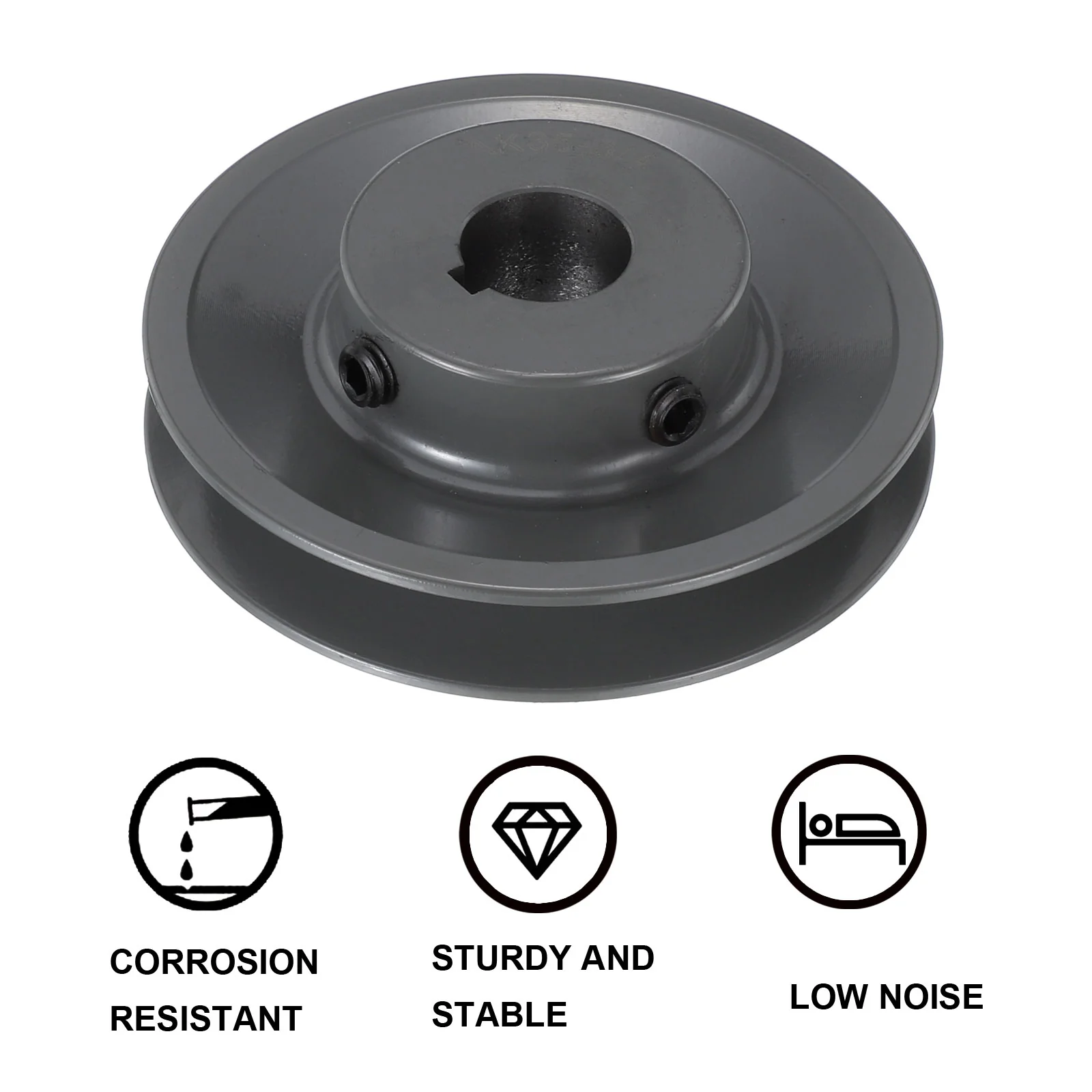 Uxcell AK35-3/4 V-Belt Sheave 3/4"Bore 3.55"OD Single Groove - Image 4