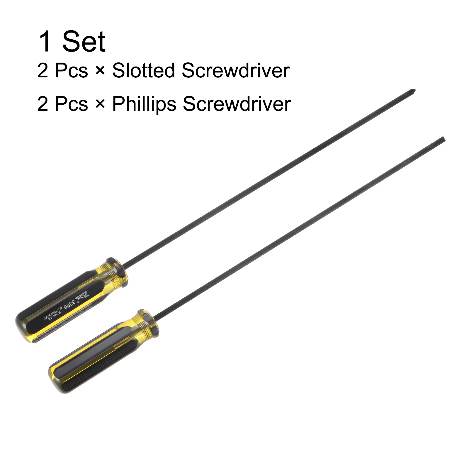 Long Phillips Slotted Screwdriver CR-V Cross Flat Head Magnetic Screwdrivers for Industry Automobile Repair - Image 14
