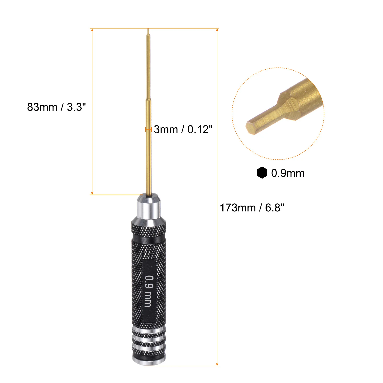 RC Hex Screwdriver Titanium Hexagon Screwdrivers Wrench RC Hex Driver Repair Tool for Car Helicopter Boat - Image 8