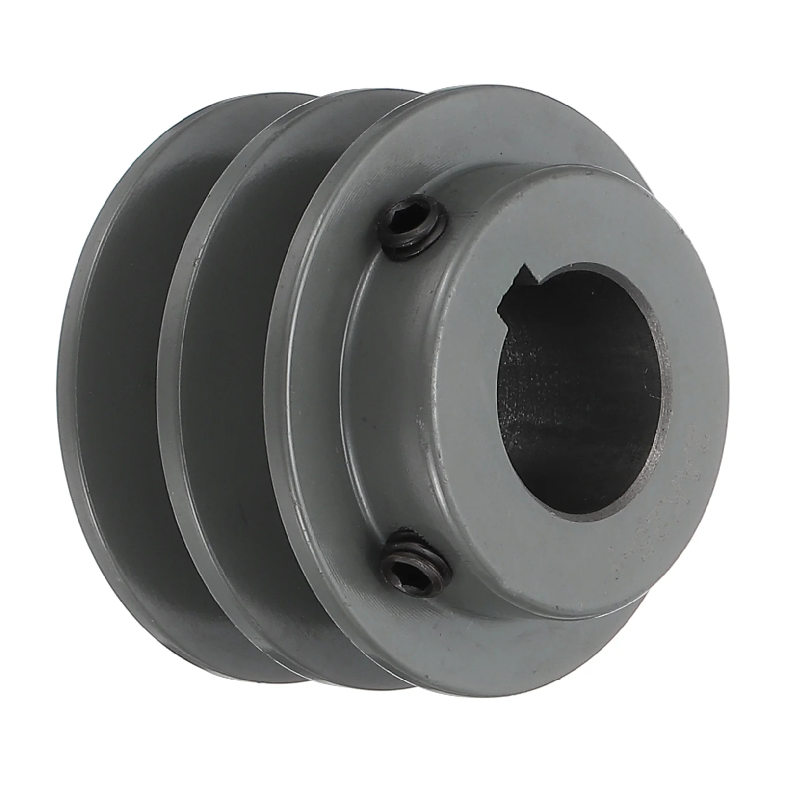 Uxcell 2AK25-1 V-Belt Sheave 1"Bore 2.55"OD Double Groove Web Sheave
