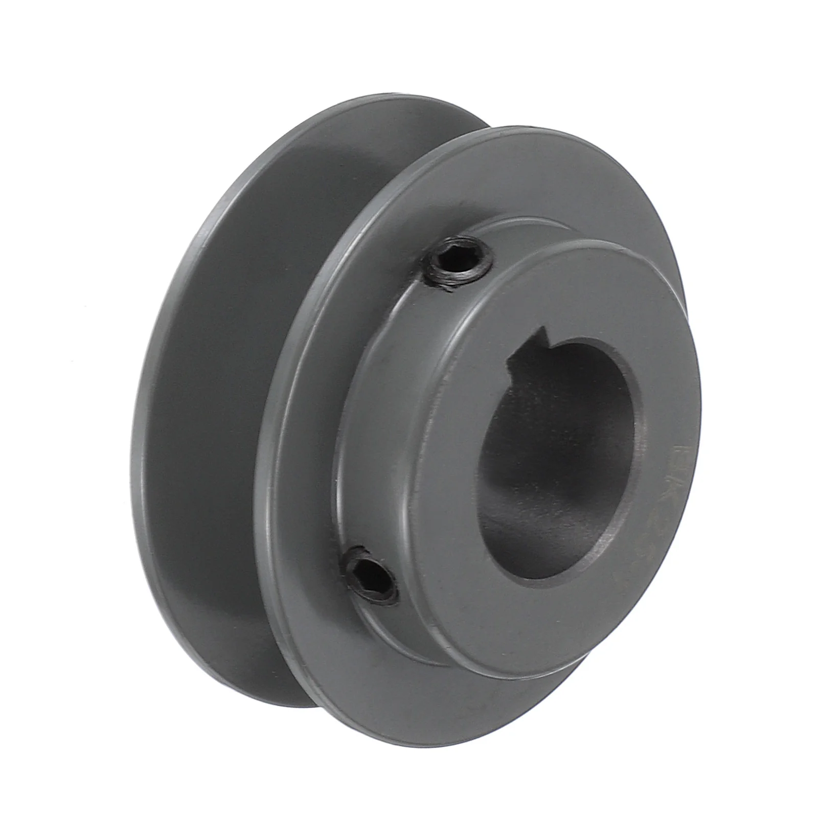 Uxcell BK25-1 V-Belt Sheave 1" Bore 2.65"OD Single Groove Web Sheave