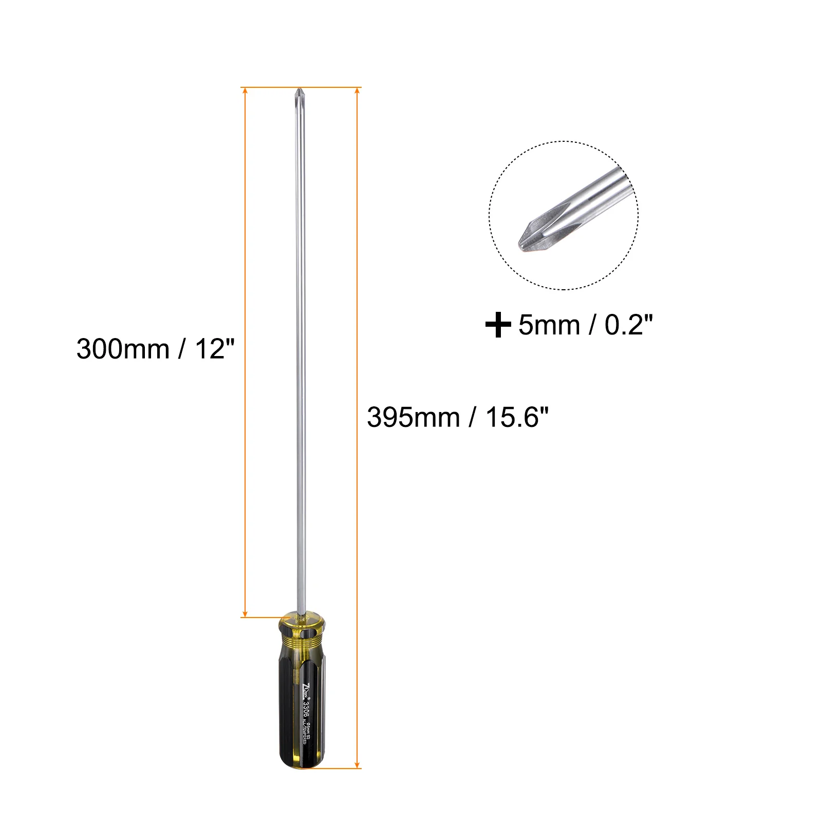 Long Phillips Screwdriver Shank CR-V Cross Head Magnetic Screwdrivers for Industry and Automobile Repair - Image 17