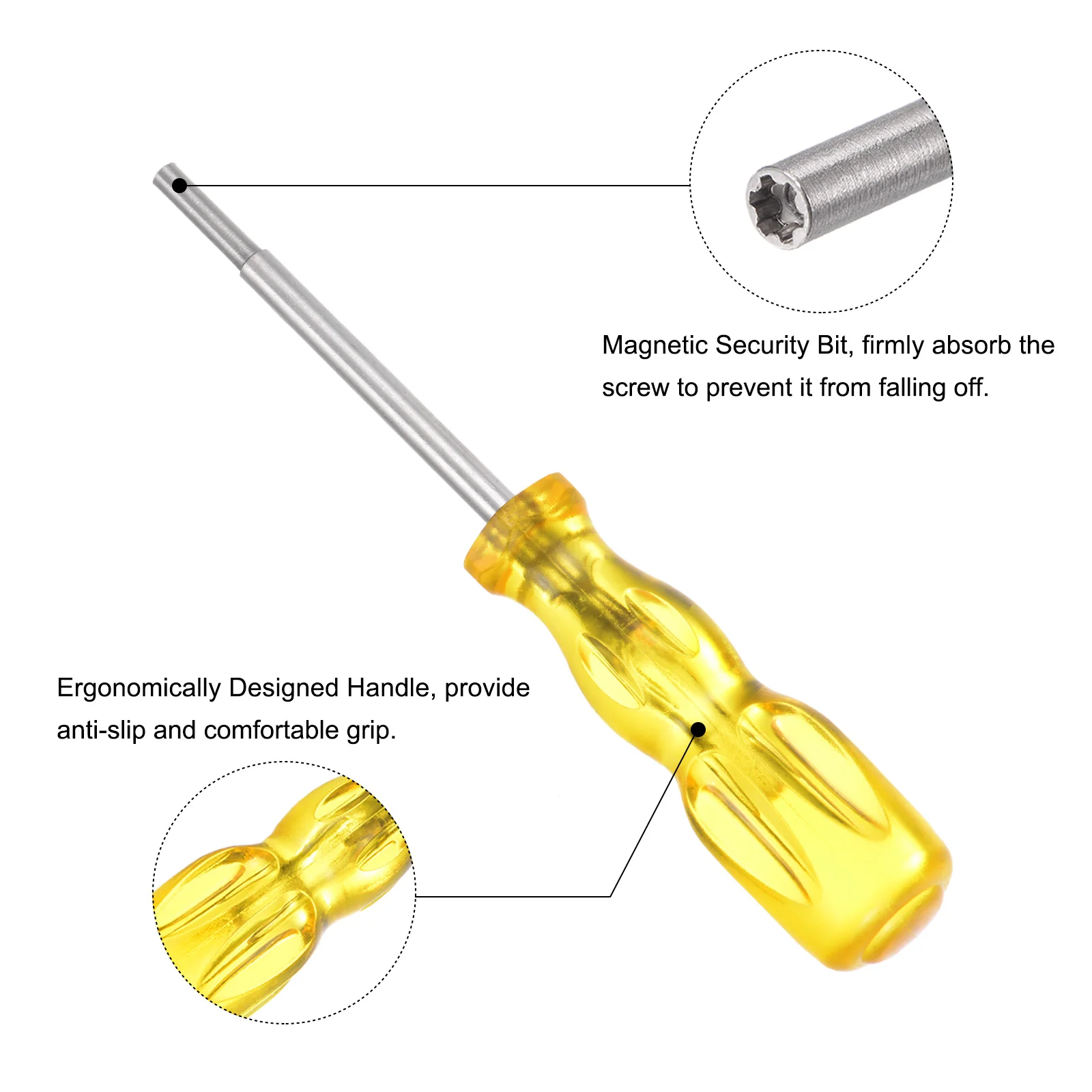 Game Bit Screwdrivers Magnetic Security Screwdriver Bits for Opening, Disassembling, Repairing Game Cartridges - Image 4