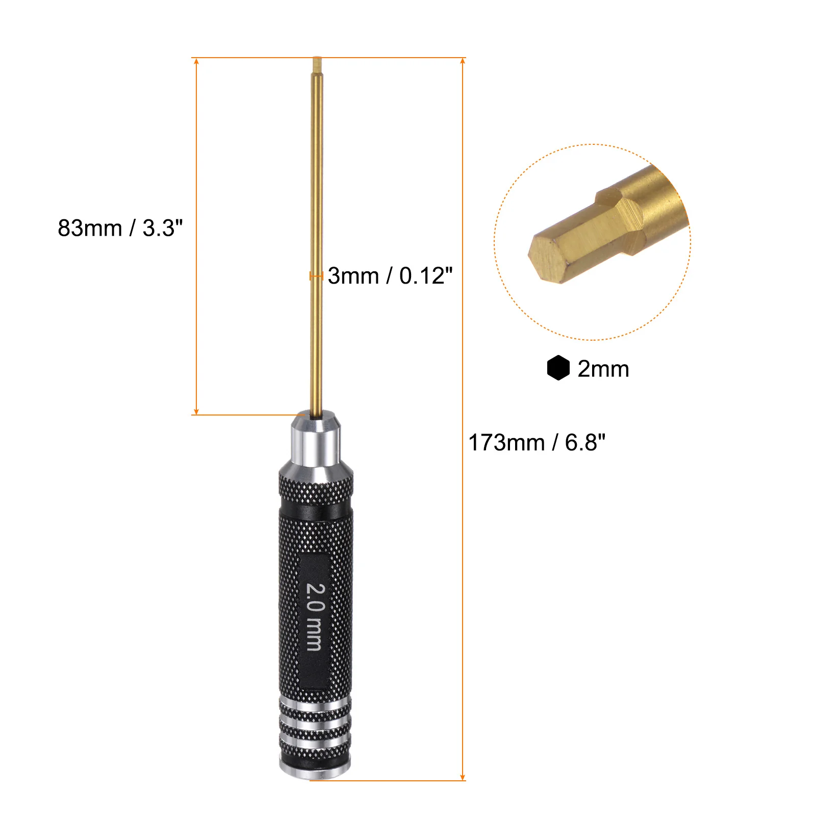 RC Hex Screwdriver Titanium Hexagon Screwdrivers Wrench RC Hex Driver Repair Tool for RC Models Car Helicopter Boat - Image 20