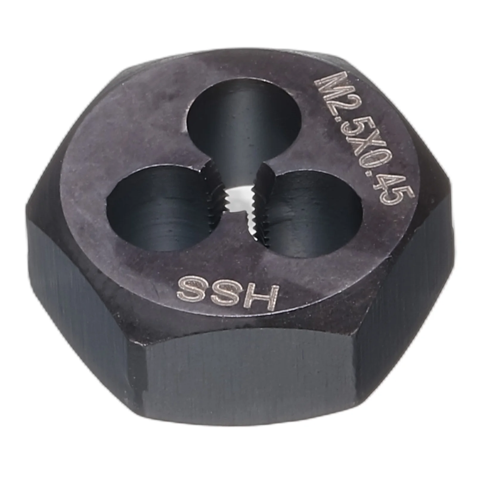Hex Threading Die M2.5 x 0.45 Metric Thread Right Hand Screw Cutting Fixed Dies