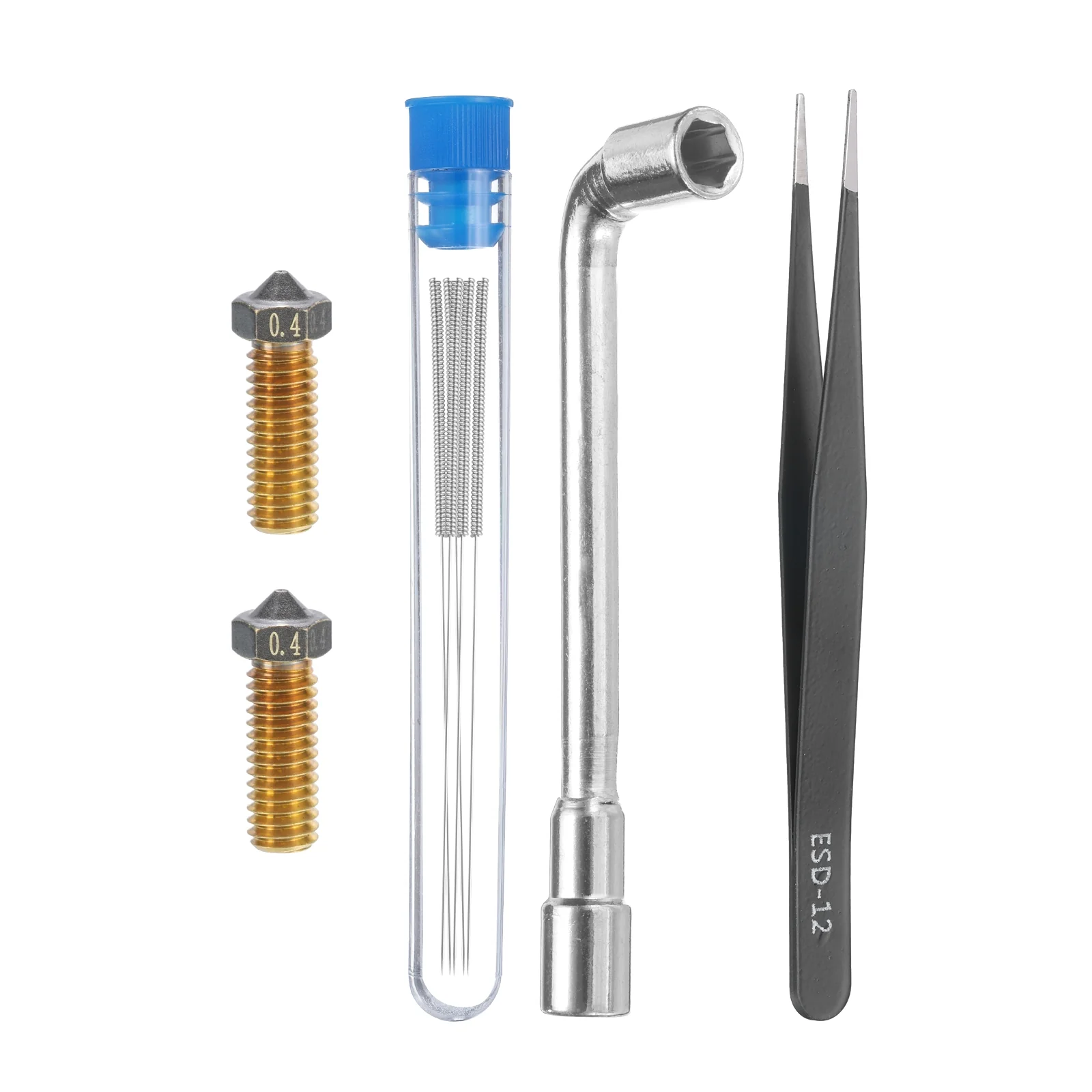 Uxcell 3D Nozzles Kit, 3D Printer Brass Nozzles, Cleaner Needles, for 3D Printers - Image 7