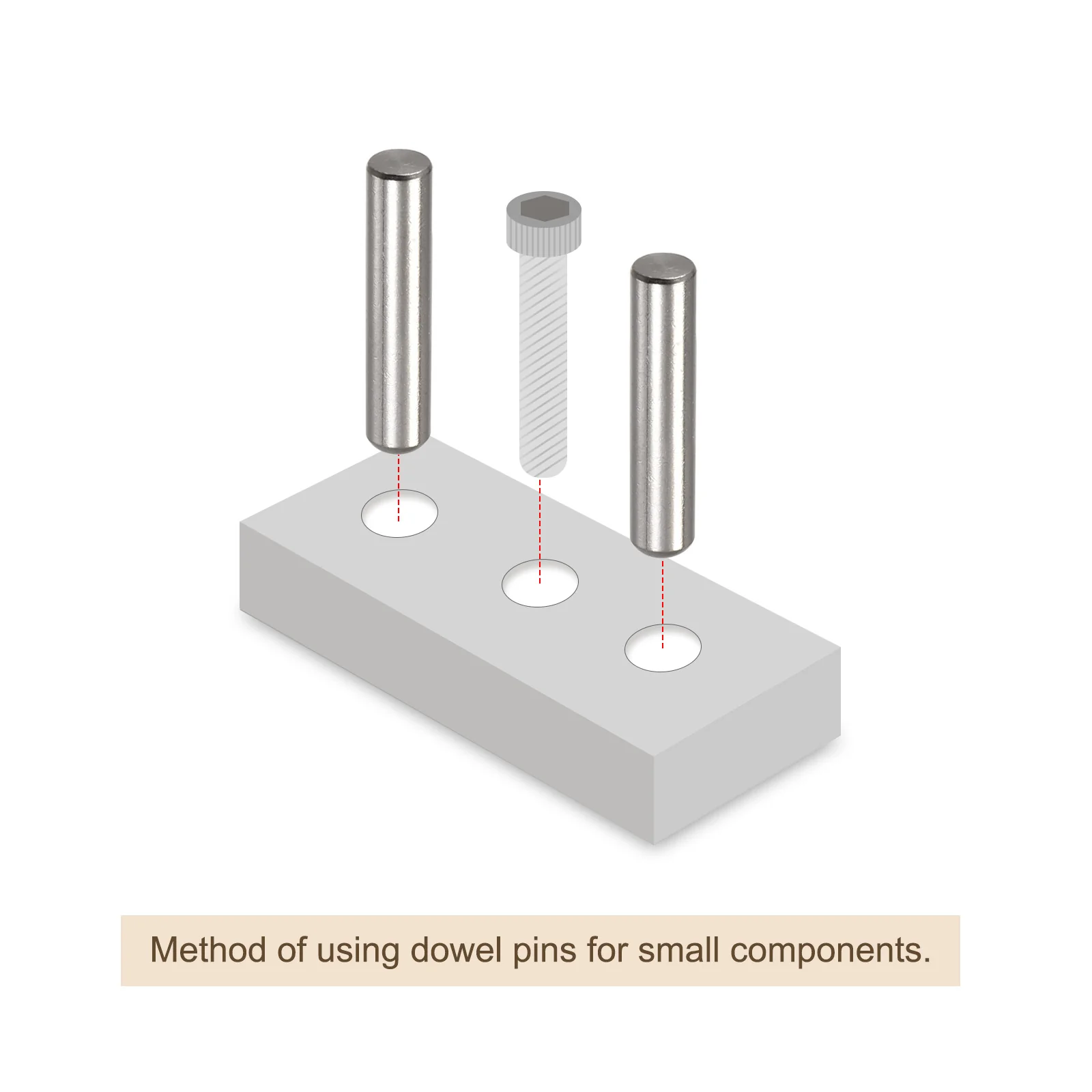 Uxcell 6x60mm Dowel Pins, 20pcs Round Head Flat Chamfered End Dowel Pin - Image 4