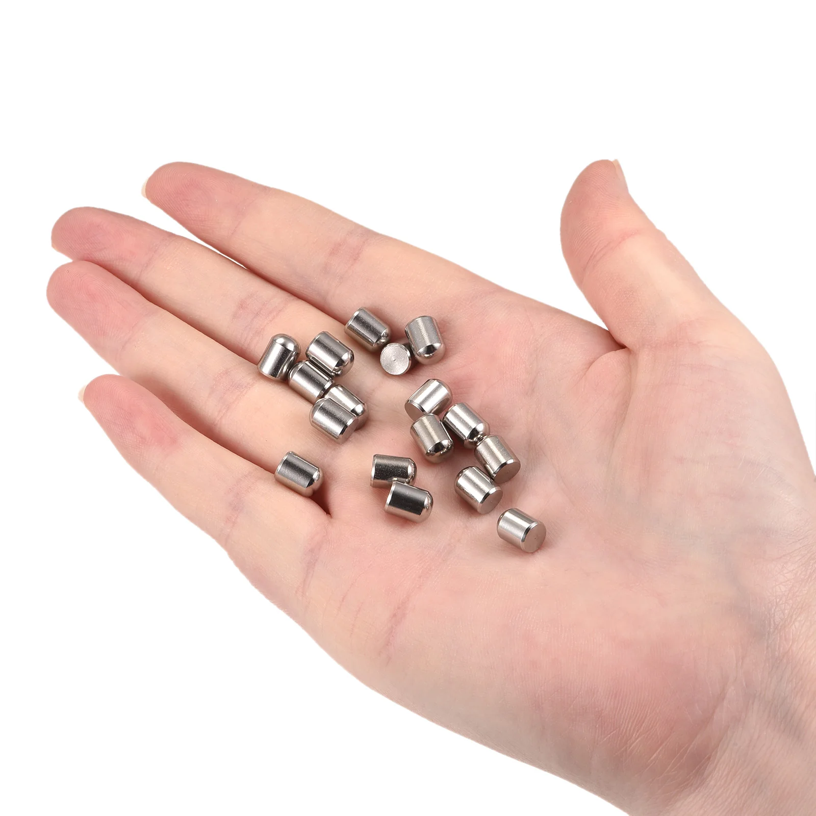 Uxcell 6x8mm Dowel Pins, 5pcs Round Head Flat Chamfered End Dowel Pin - Image 4