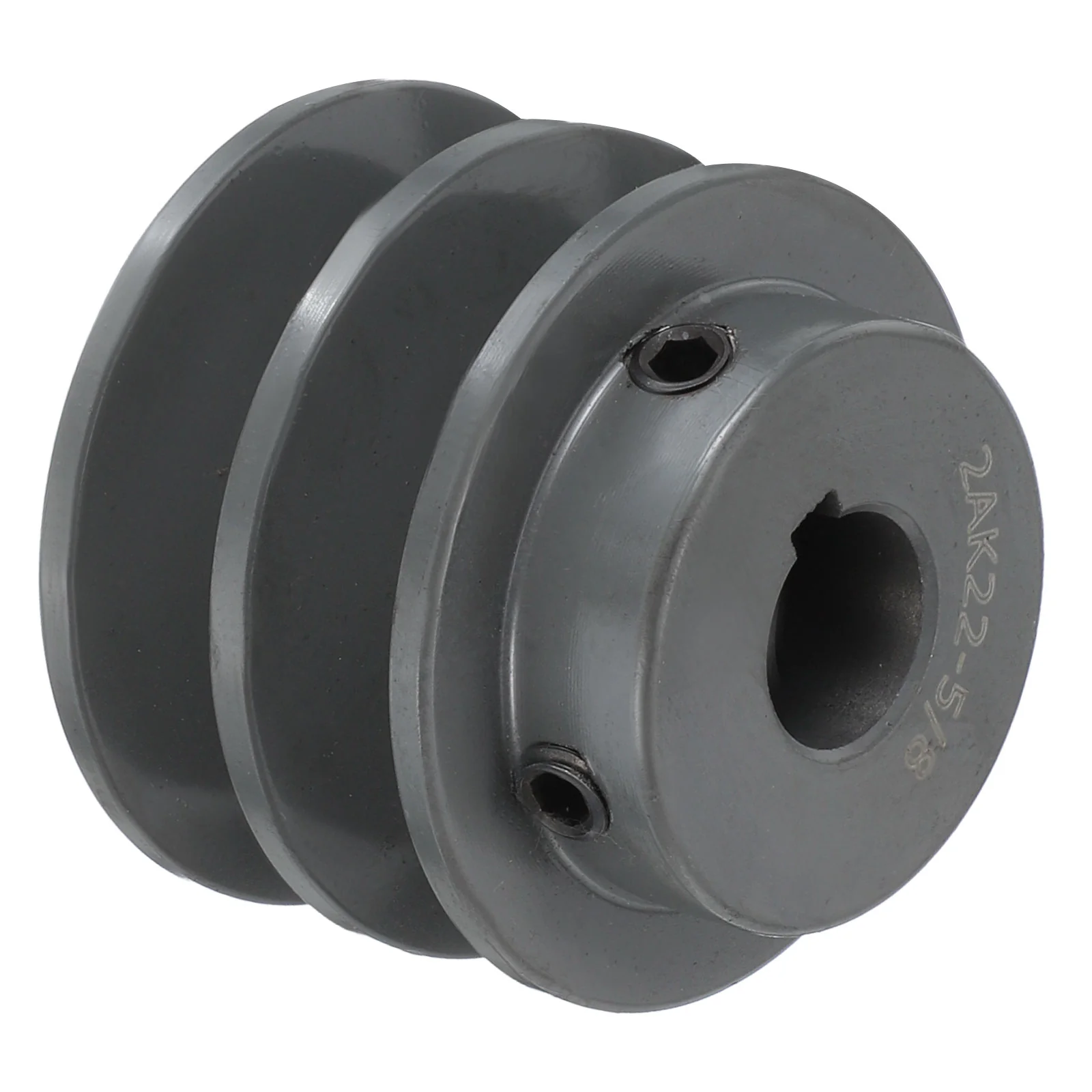 Uxcell 2AK22-5/8 V-Belt Sheave 5/8"Bore 2.25"OD Double Groove Web Sheave
