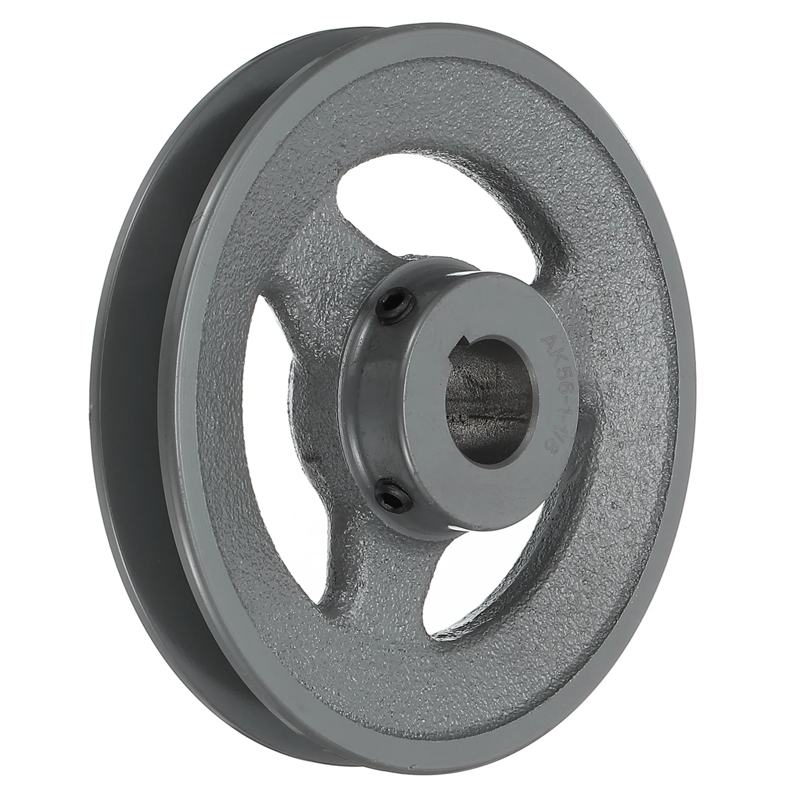 Uxcell AK56-1 1/8 V-Belt Sheave 1 1/8"Bore 5.45"OD Single Groove