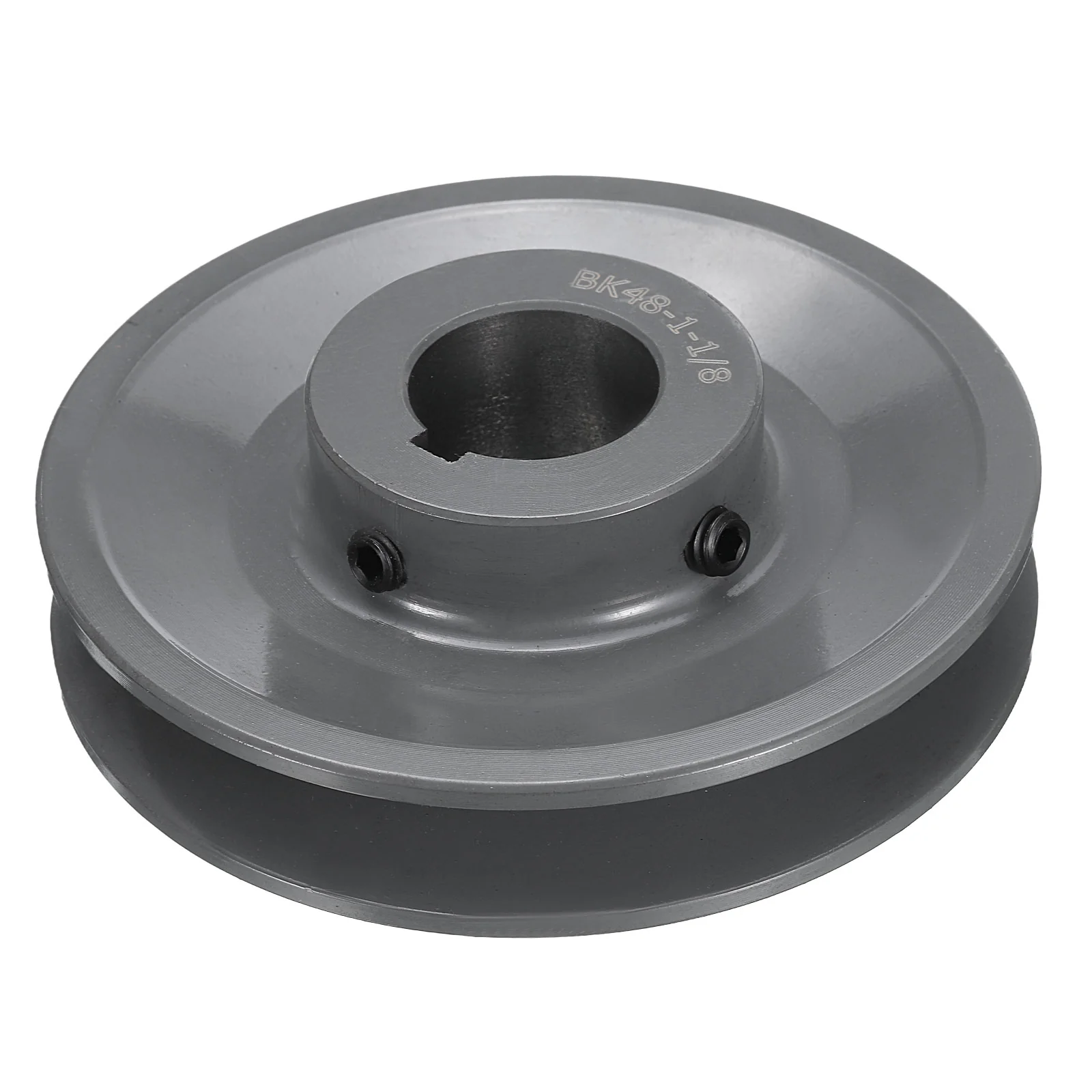 Uxcell BK48-1 1/8 V-Belt Sheave 1-1/8"Bore 4.55"OD Single Groove Web Sheave