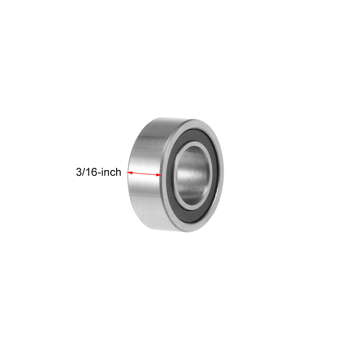 Uxcell 10pcs R188-2RS Deep Groove Ball Bearings Double Sealed Chrome Steel - Image 3