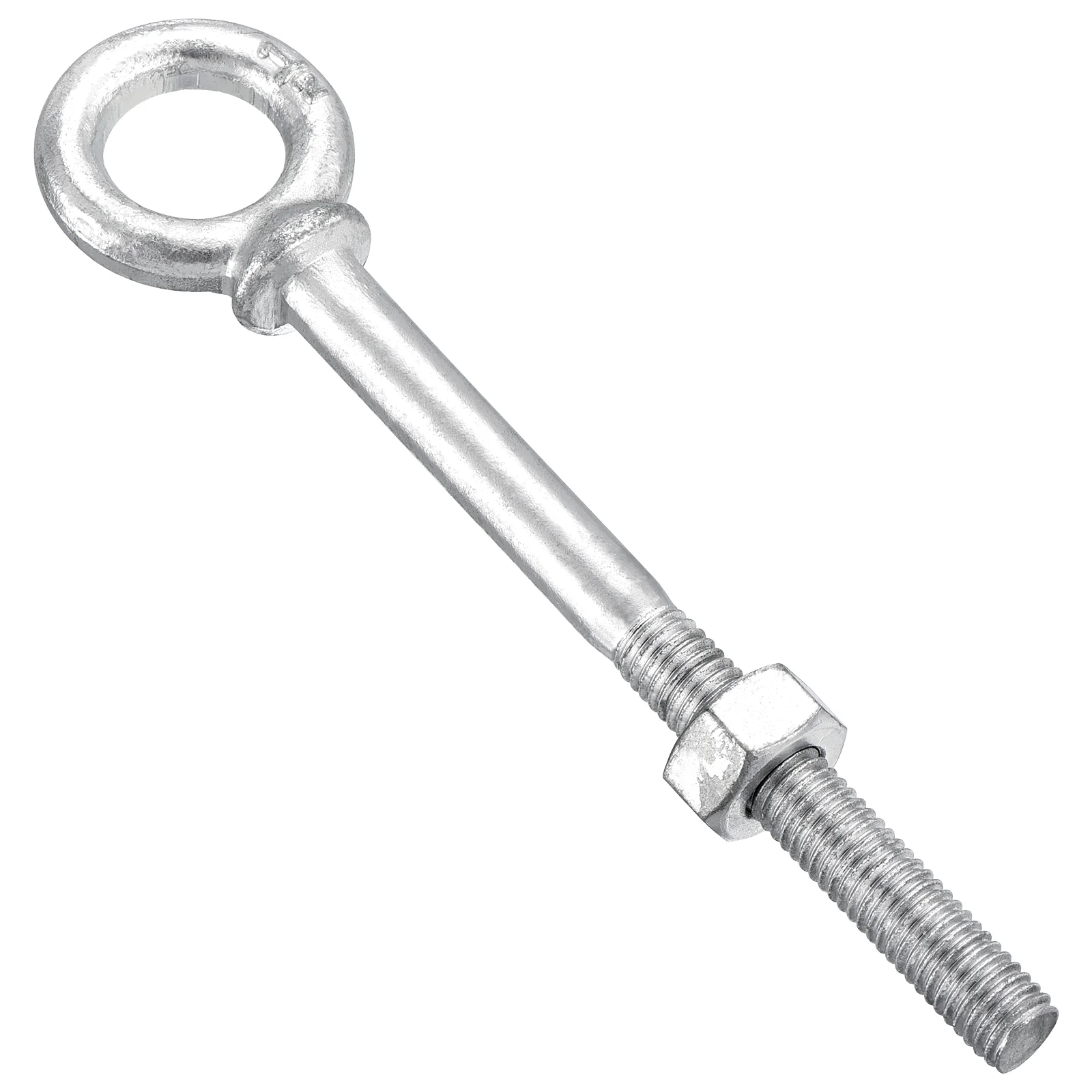 Shoulder Eye Bolt (1/2"x6") 1Pcs, Carbon Steel, White