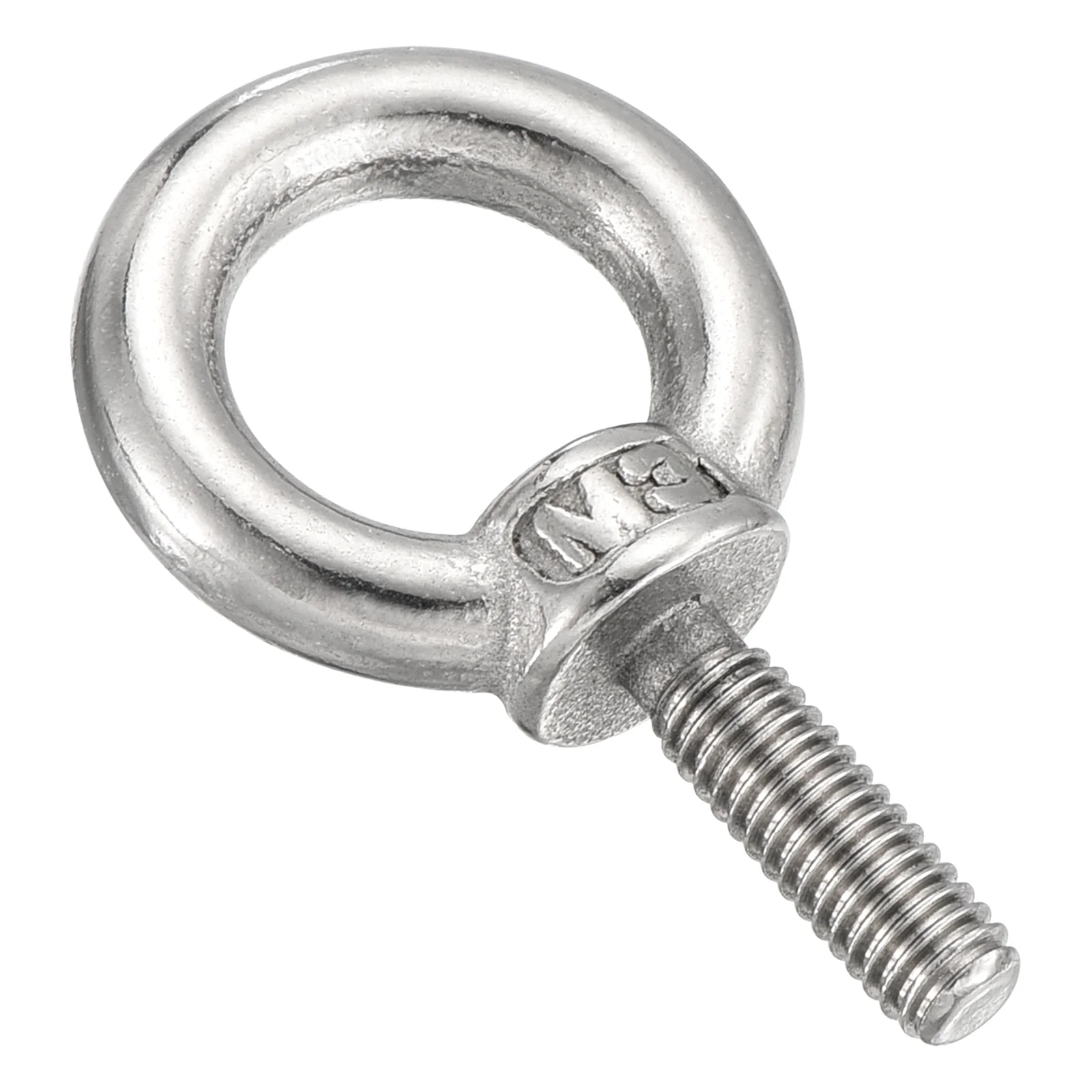 Shoulder Eye Bolt (M3x9mm) 12Pcs, 304 Stainless Steel, Silver