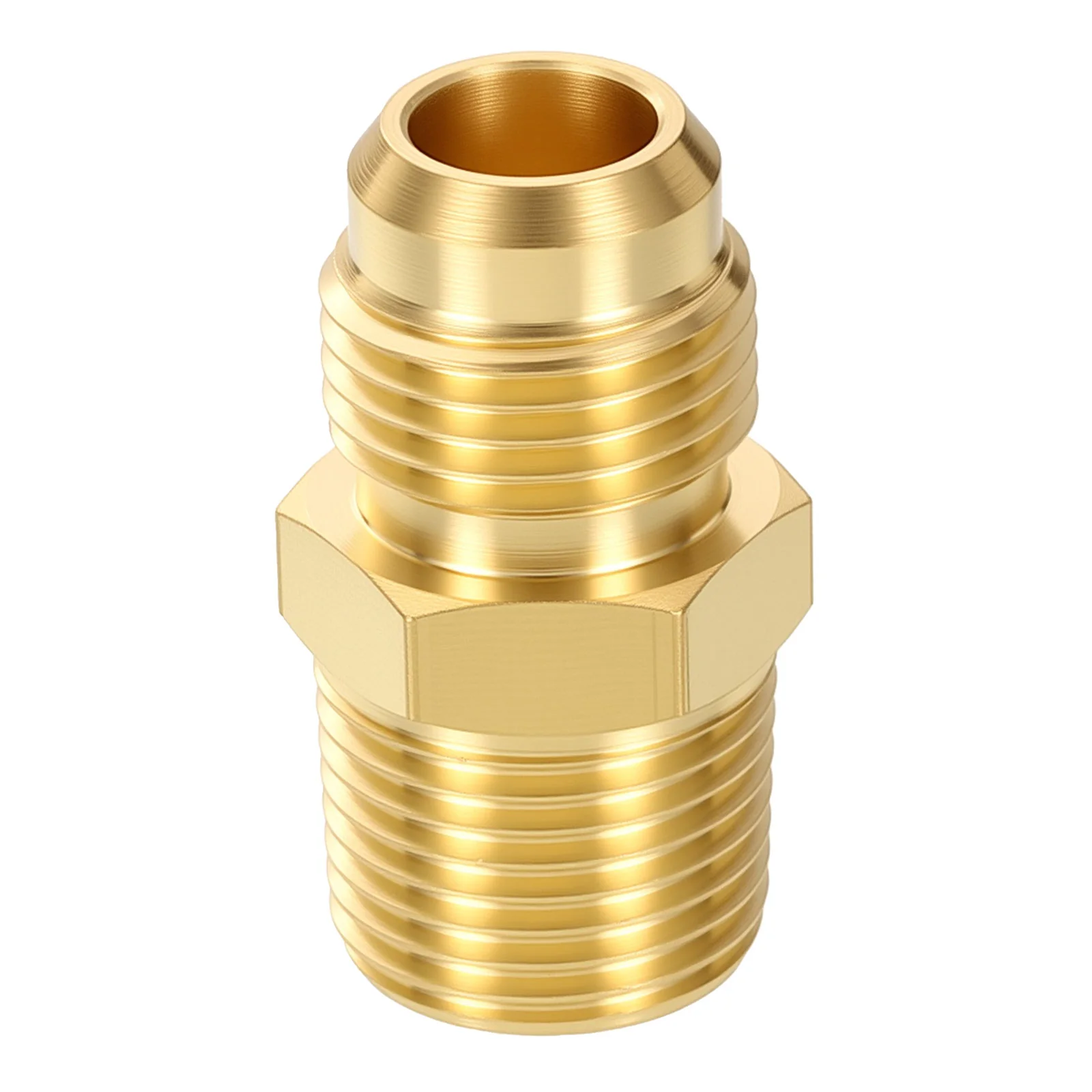Brass Pipe Fittings, Male Flare to Male NPT Reducer - Image 25