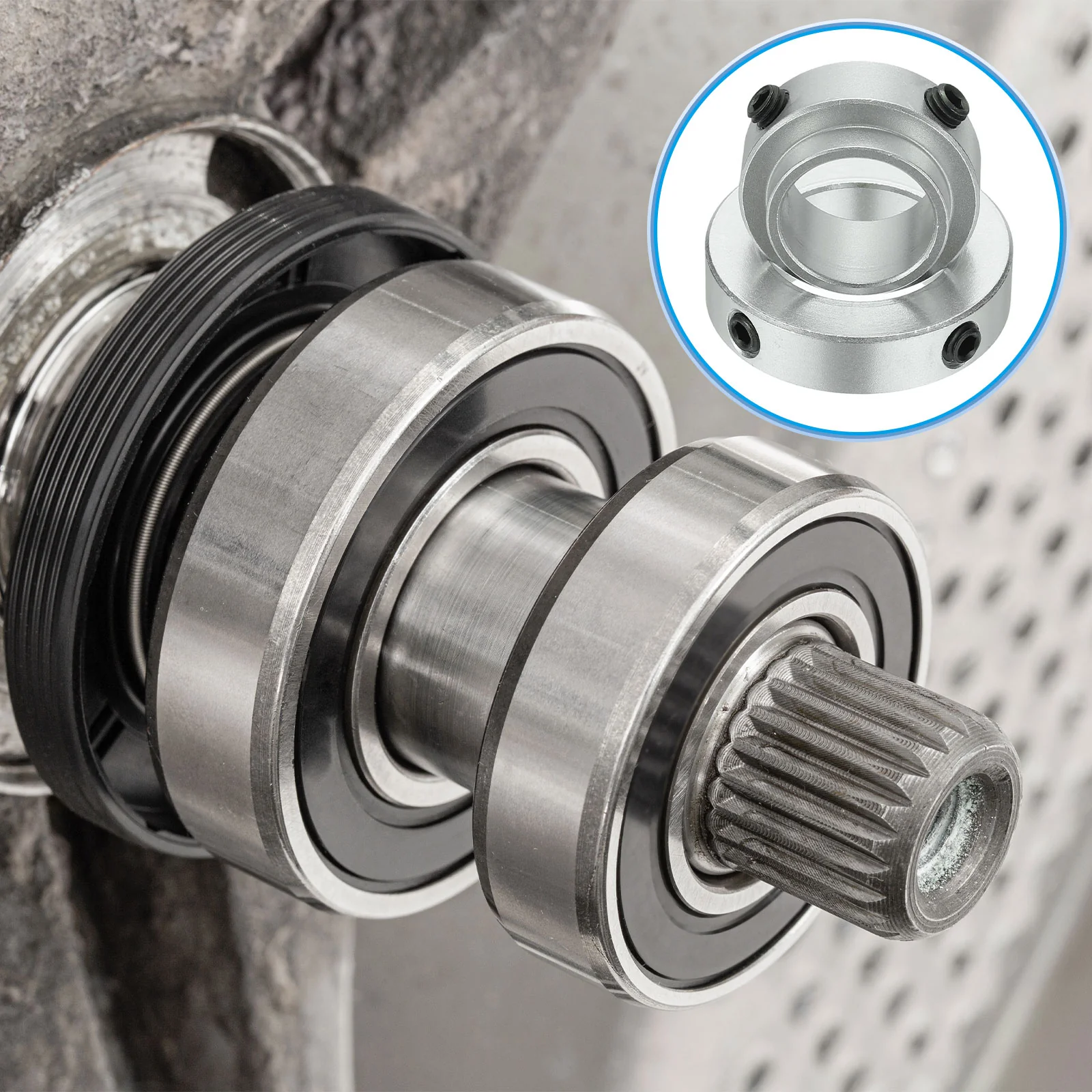4pcs Aluminium Alloy Shaft Collar, 1 3/8" ID 2" OD 5/8" Thickness - Image 5
