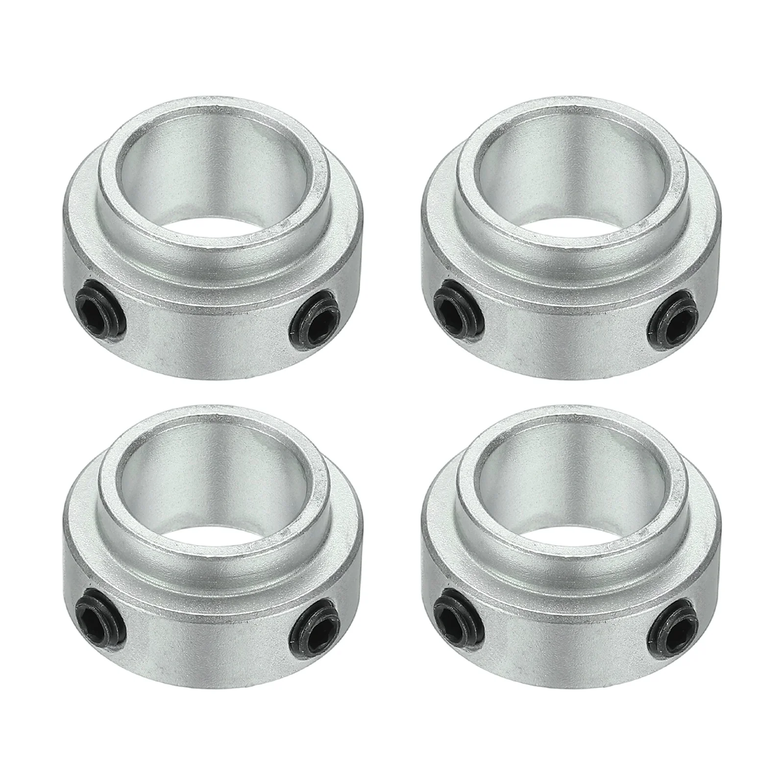 4pcs Aluminium Alloy Shaft Collar, 9/16" ID 1" OD 1/2" Thickness