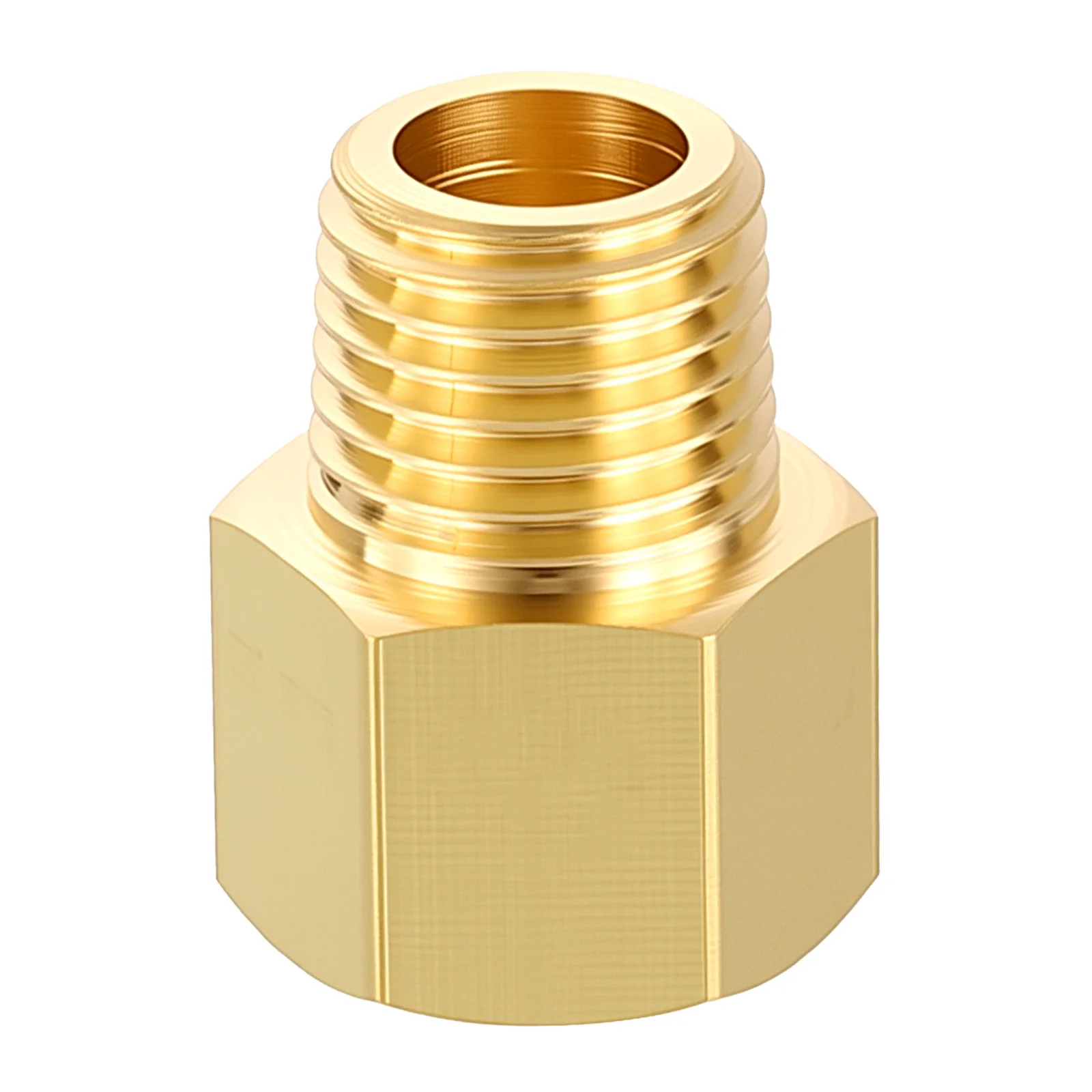 Pipe Fittings, NPT FeMale x NPT Male Thread Brass Hex Extension Adapter for Tub Spout/Shower - Image 7
