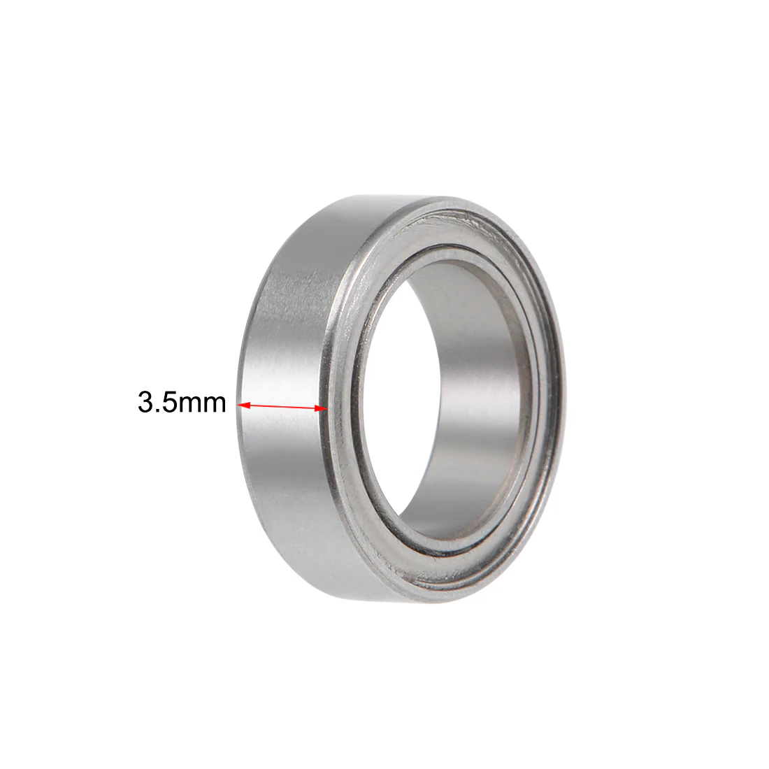 Uxcell SMR128ZZ Deep Groove Ball Bearings 8mm x 12mm x 3.5mm Double Shielded Stainless Steel 2pcs - Image 3