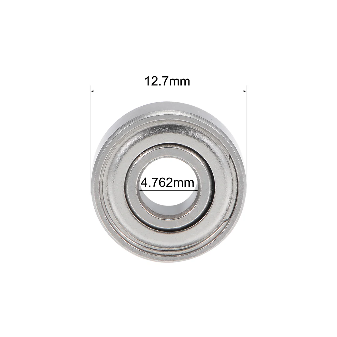 Uxcell SR3ZZ Ball Bearings 3/16x1/2x0.196-inch Double Shielded Stainless Steel 2pcs - Image 4