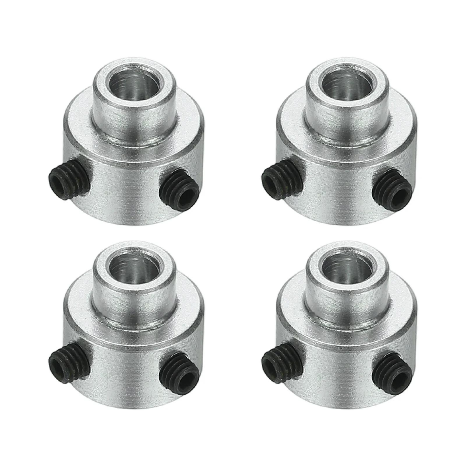 4pcs Aluminium Alloy Shaft Collar, 3/16" ID 1/2" OD 7/16" Thickness