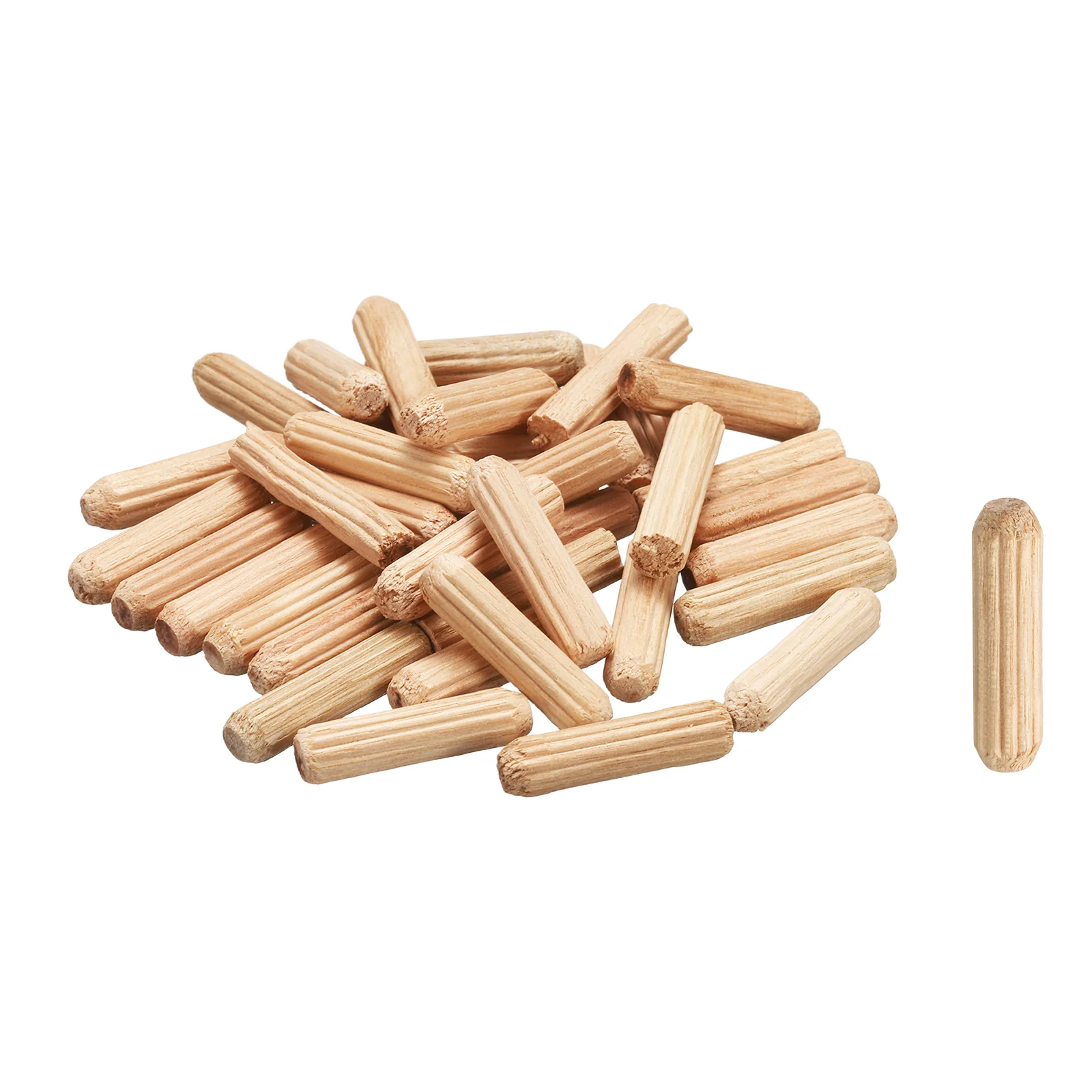 Wooden Dowel Pins 3/16"x 13/16"(5mm x 20mm) Straight Dowel Rods Count 120