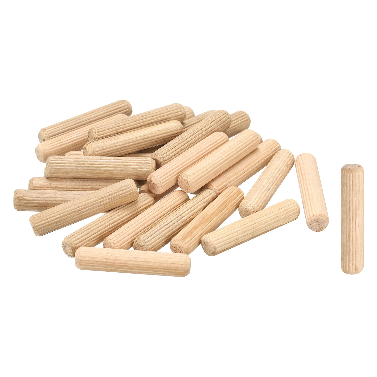 Wooden Dowel Pins 3/8"x 2"(10mm x 50mm) Straight Dowel Rods Count 200