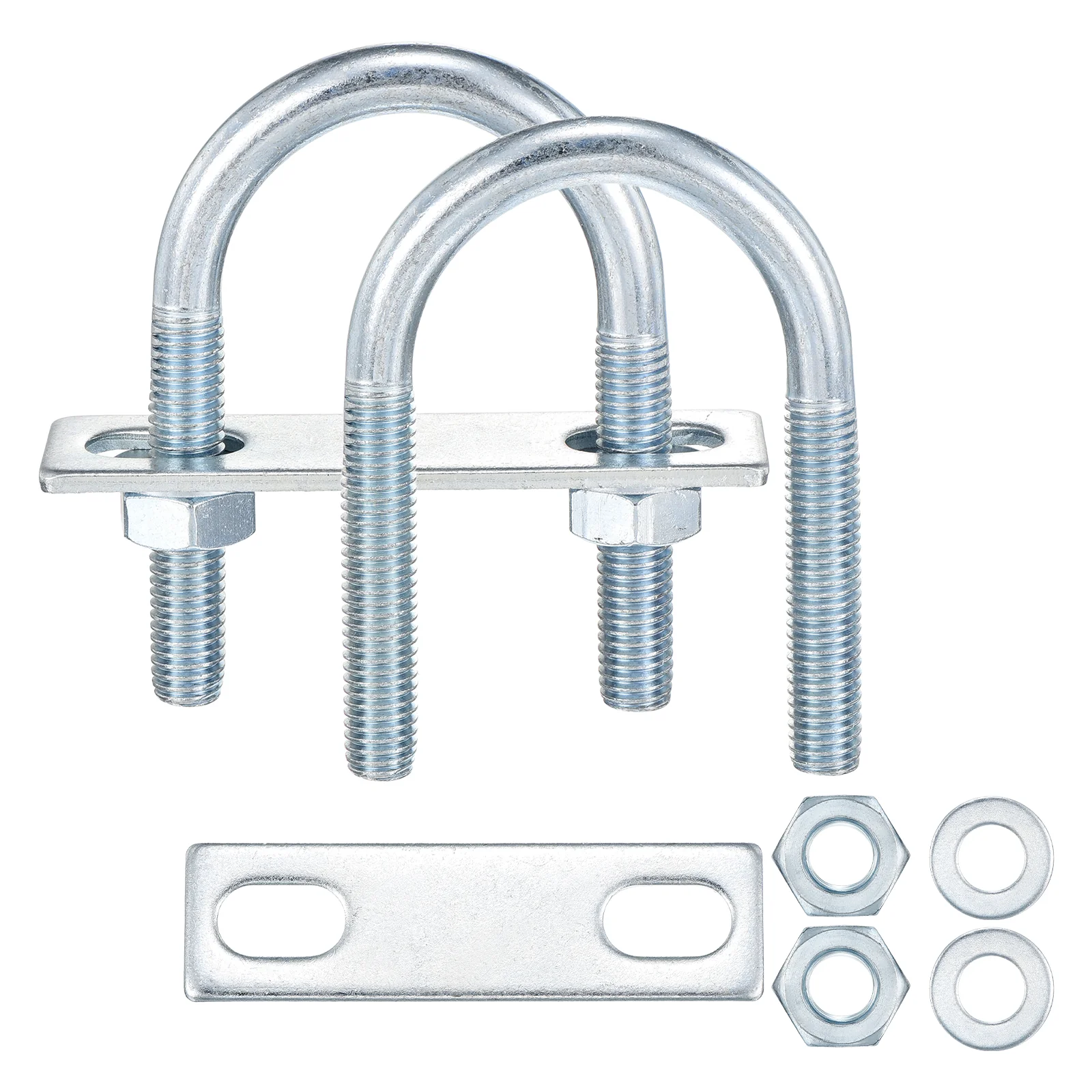 U Bolts, Round U Bolt Kits with Accessories for Construction, Pipe, Trailer, Automotive, Leaf Spring Fastener - Image 151