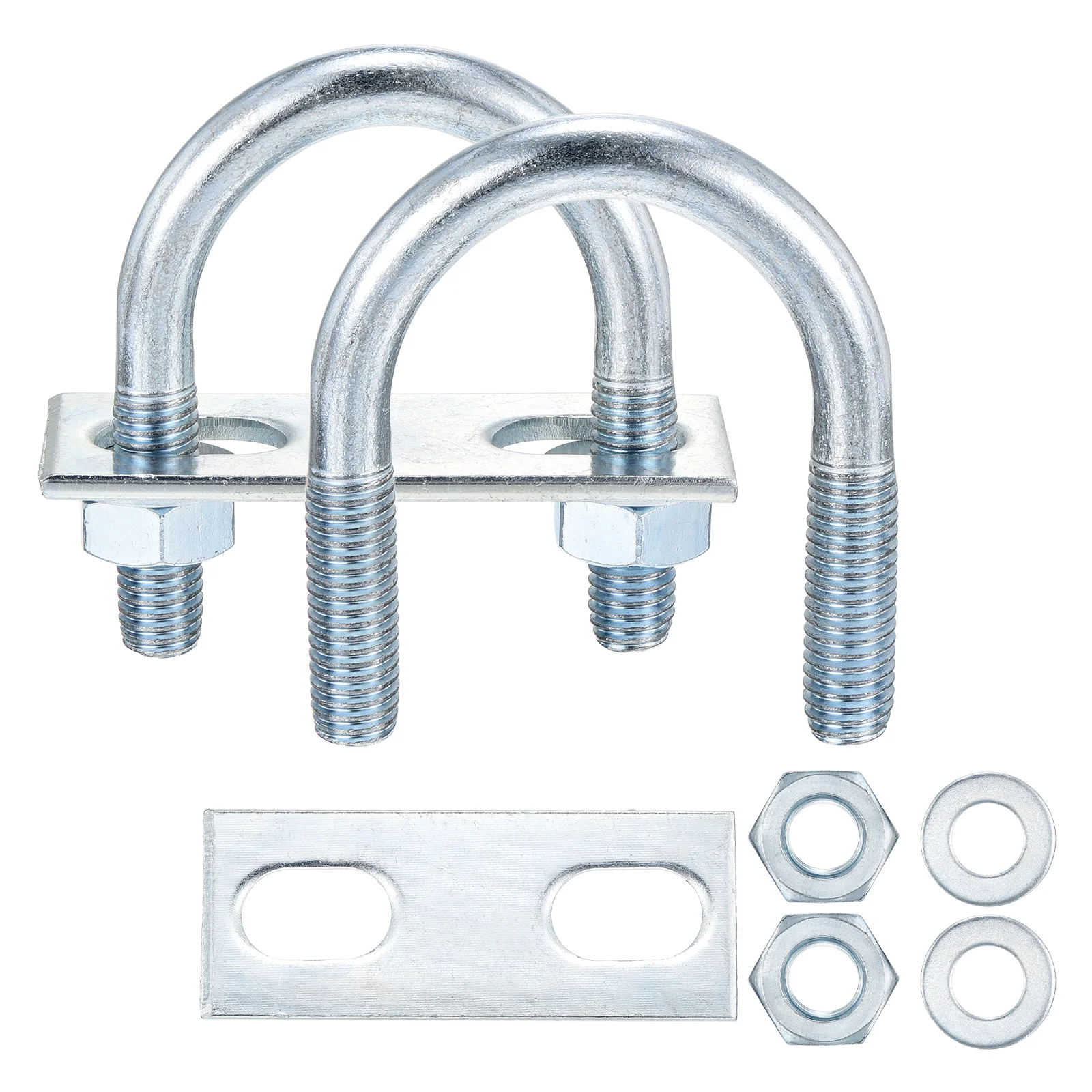 U Bolts, Round U Bolt Kits with Accessories for Construction, Pipe, Trailer, Automotive, Leaf Spring Fastener - Image 85
