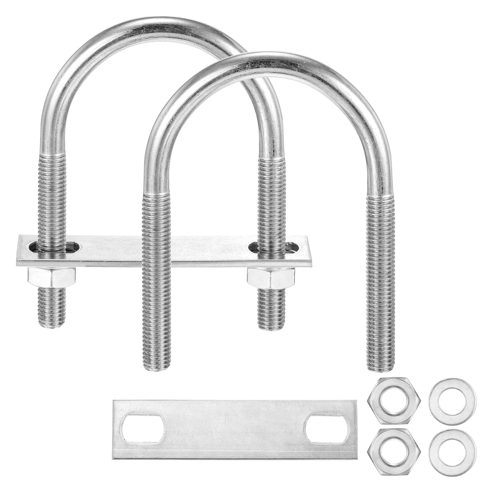 U Bolts, Round U Bolt Kits with Accessories - for Construction, Pipe, Trailer, Automotive, Leaf Spring Fastener - Image 157