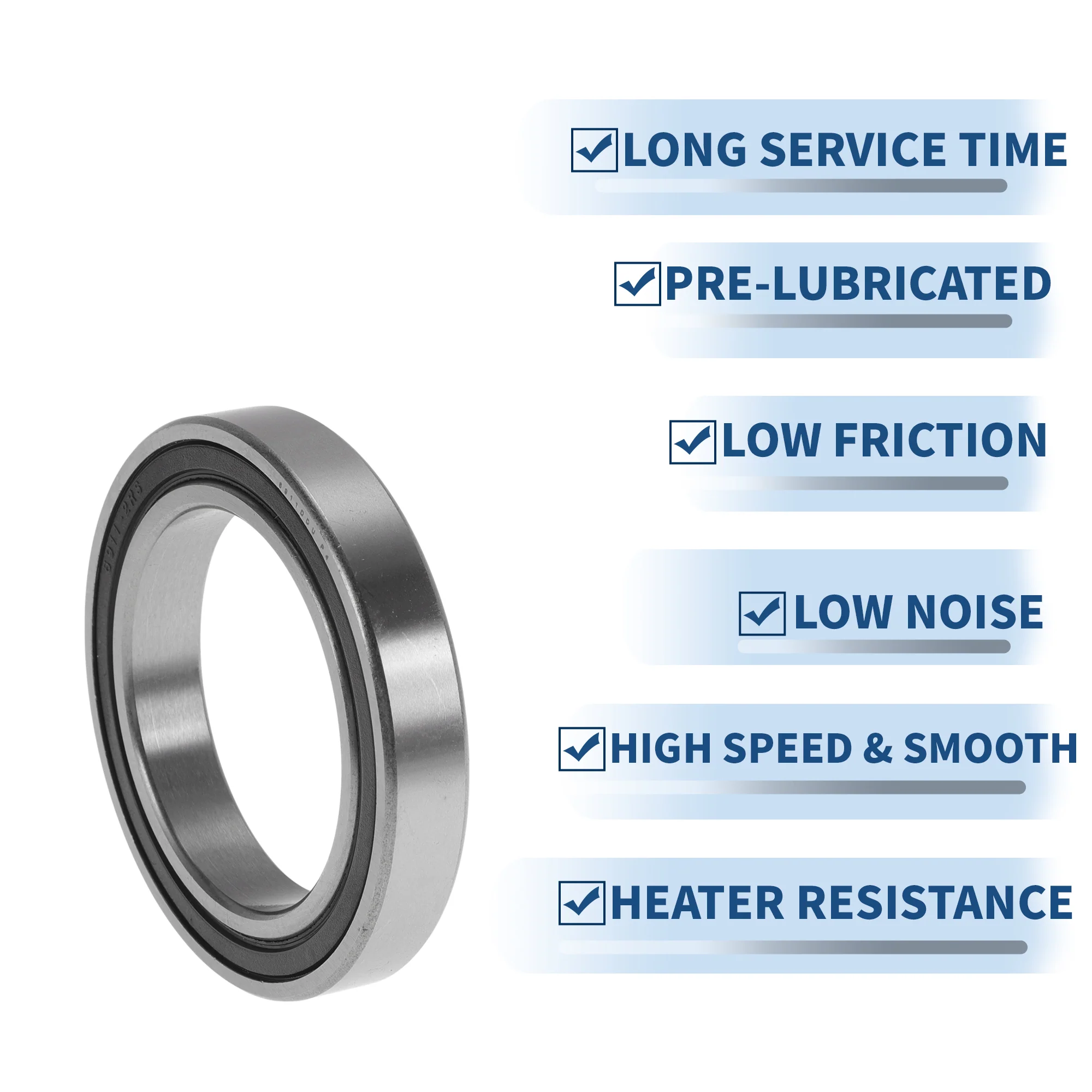 6911DDU Deep Groove Ball Bearings 55x80x13mm 1 Pcs - Image 5